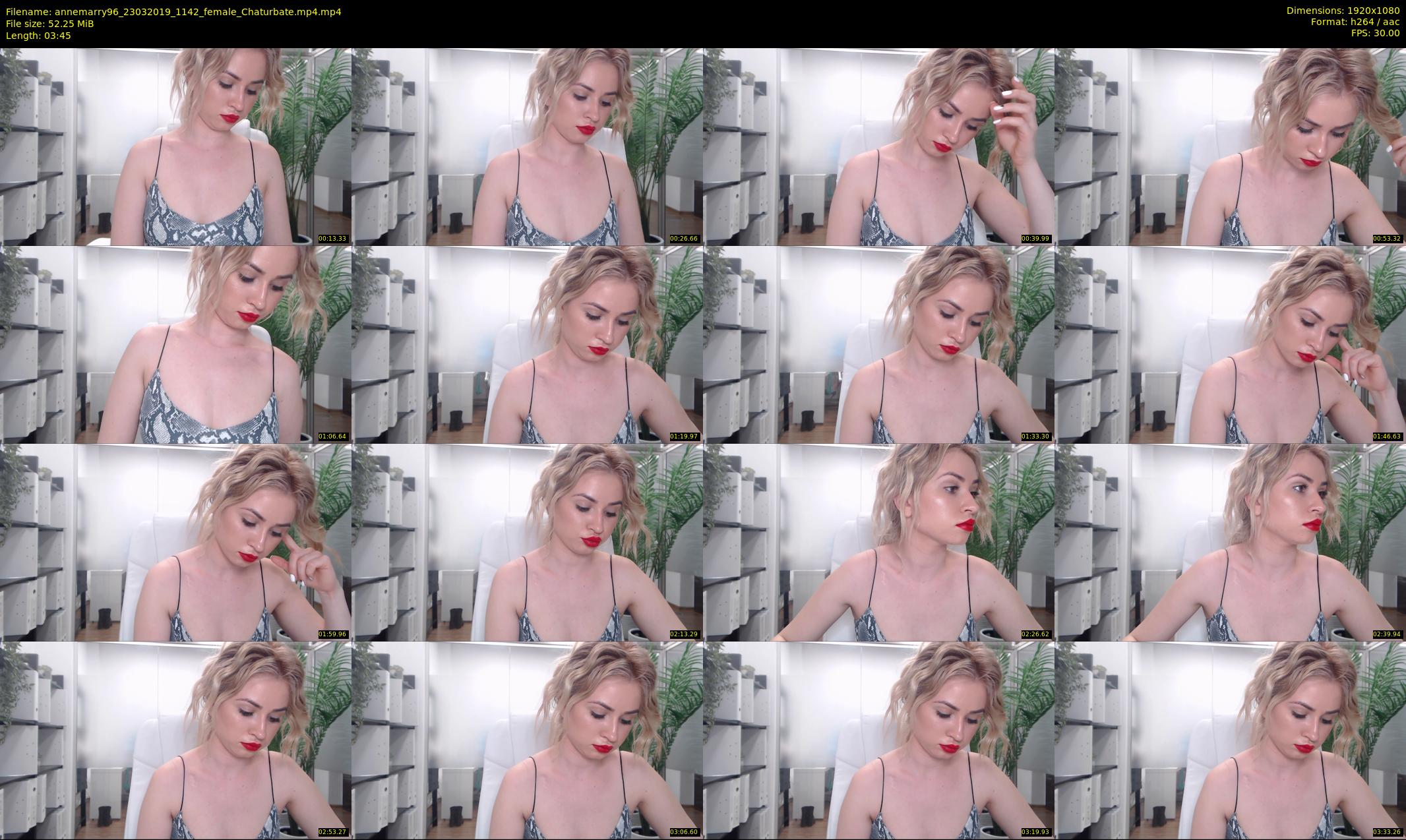 annemarry96 — 4 minute Chaturbate female cam show recording, 1080p, Mar 23, 2019