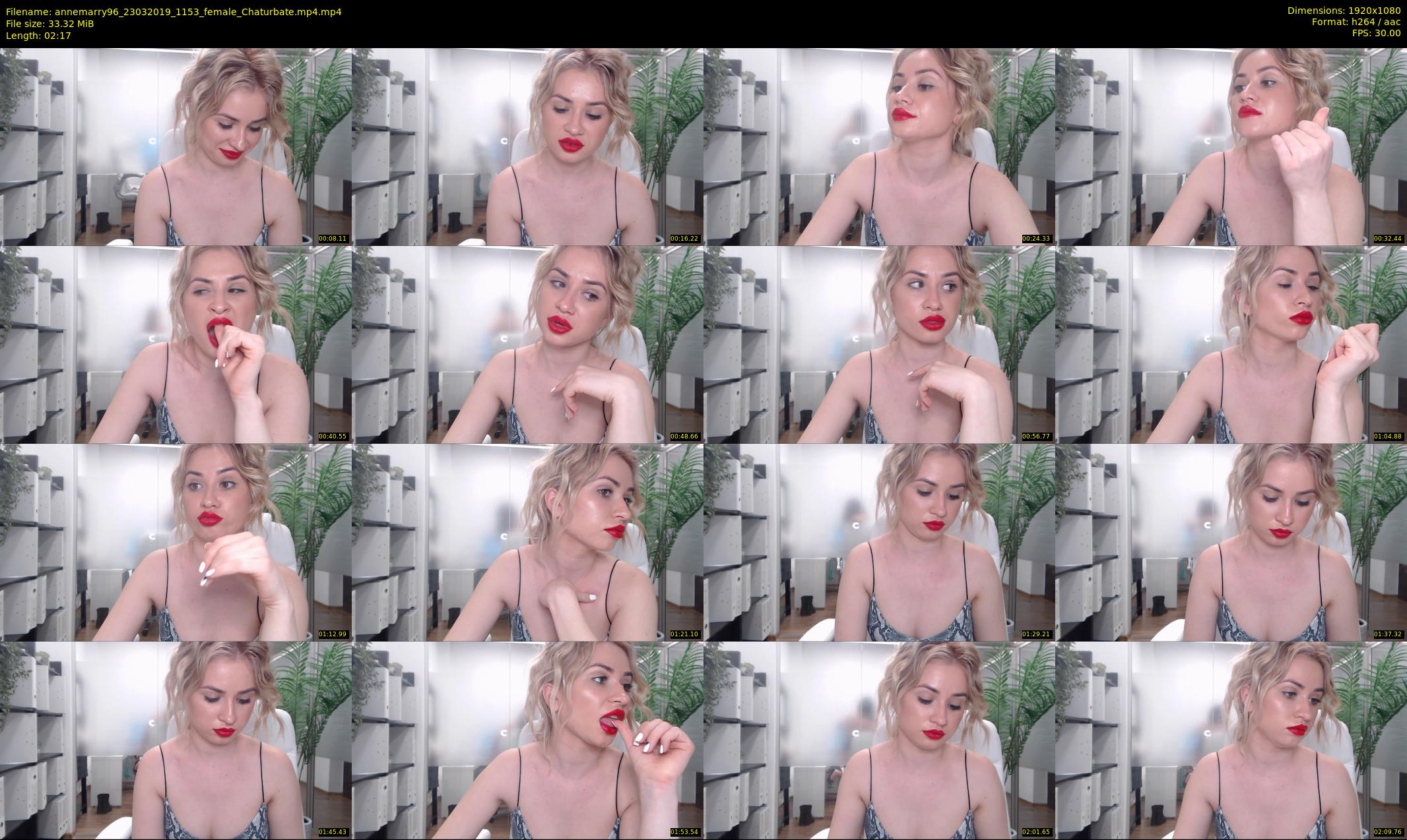 annemarry96 — 3 minute Chaturbate female cam show recording, 1080p, Mar 23, 2019