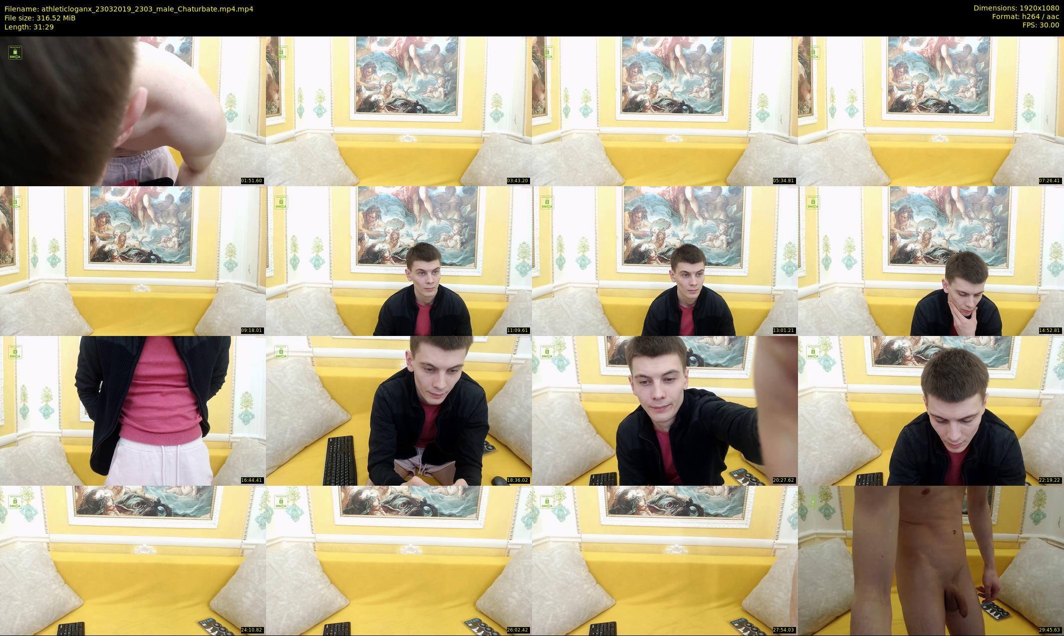 athleticloganx — 32 minute Chaturbate male cam show recording, 1080p, Mar 23, 2019