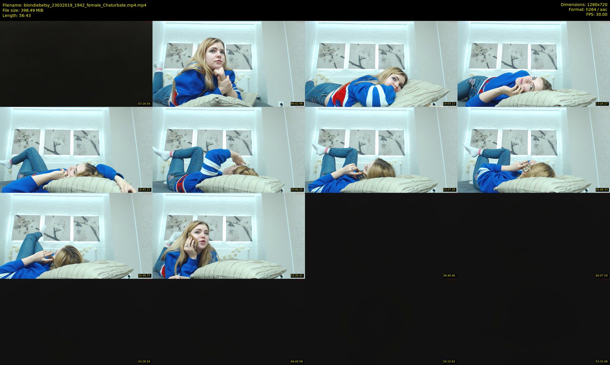 blondiebetsy — 57 minute Chaturbate female cam show recording, 720p, Mar 23, 2019