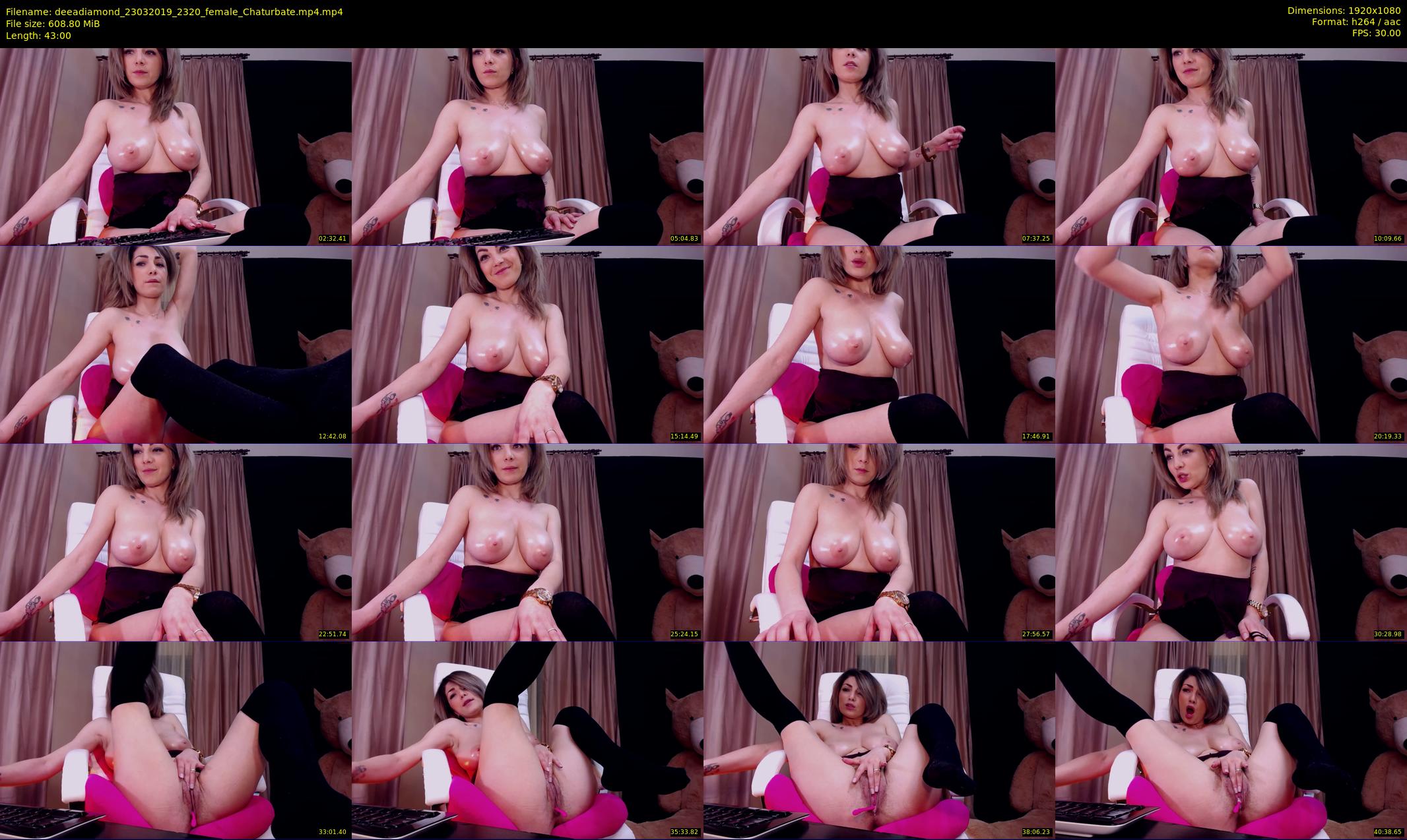 deeadiamond — 43 minute Chaturbate female cam show recording, 1080p, Mar 23, 2019