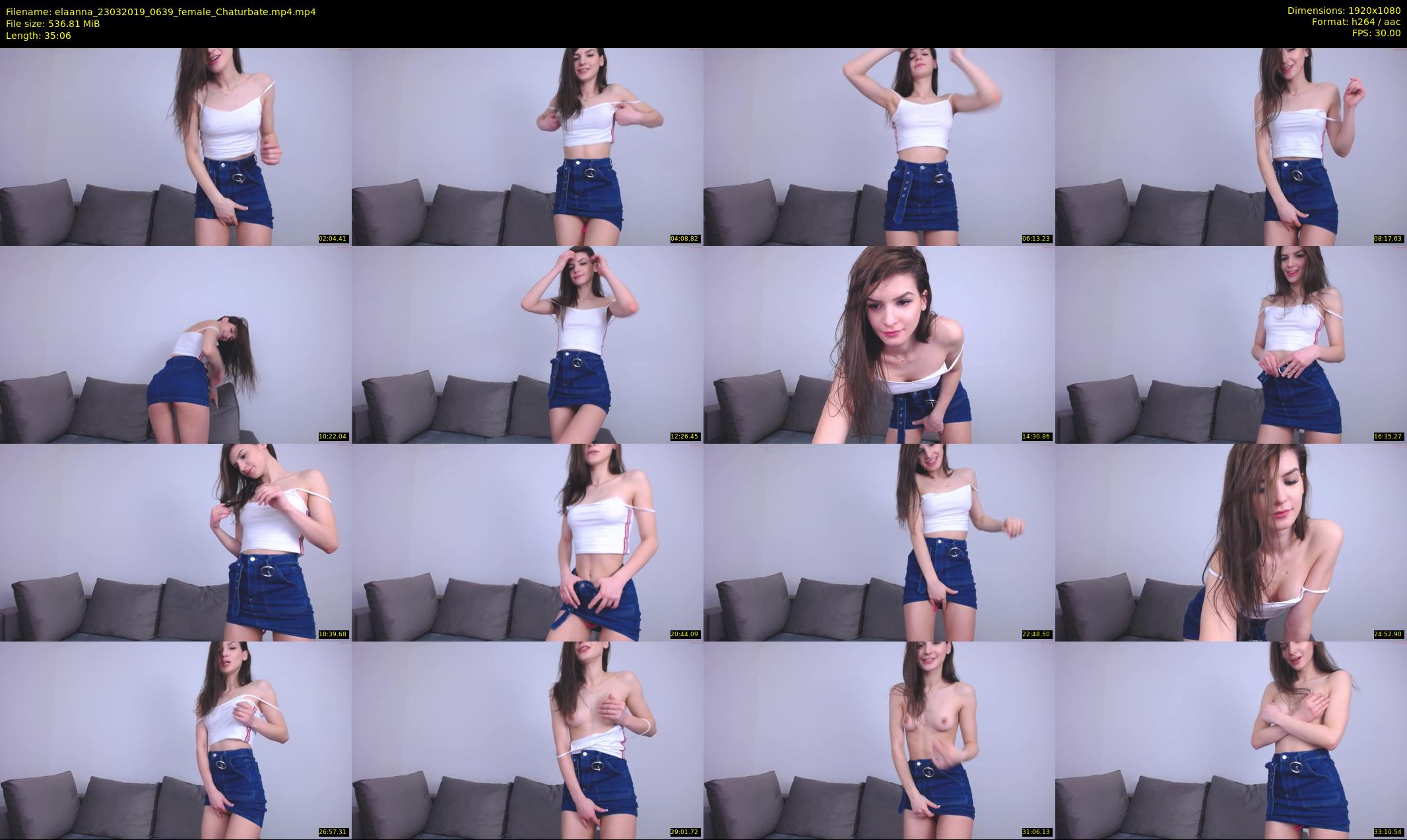 elaanna — 36 minute Chaturbate female cam show recording, 1080p, Mar 23, 2019