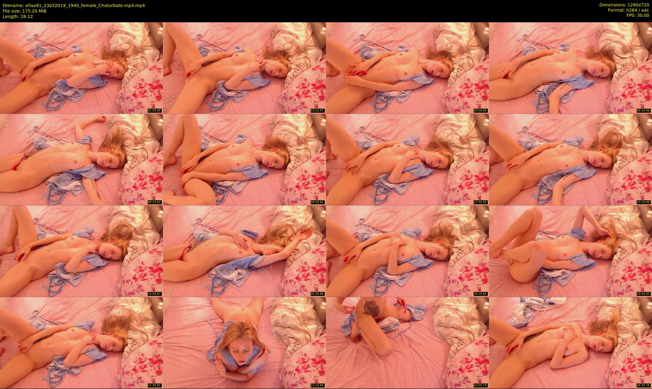 ellaa91 — 29 minute Chaturbate female cam show recording, 720p, Mar 23, 2019