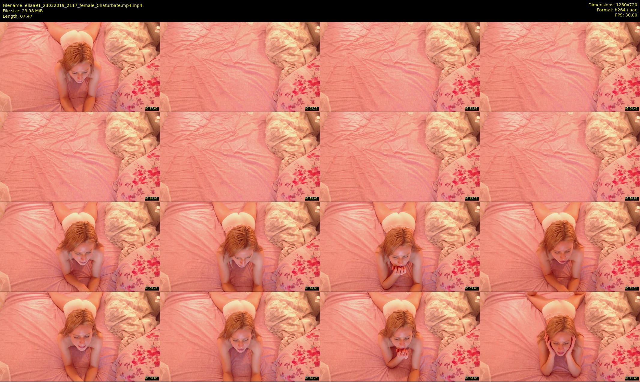 ellaa91 — 8 minute Chaturbate female cam show recording, 720p, Mar 23, 2019