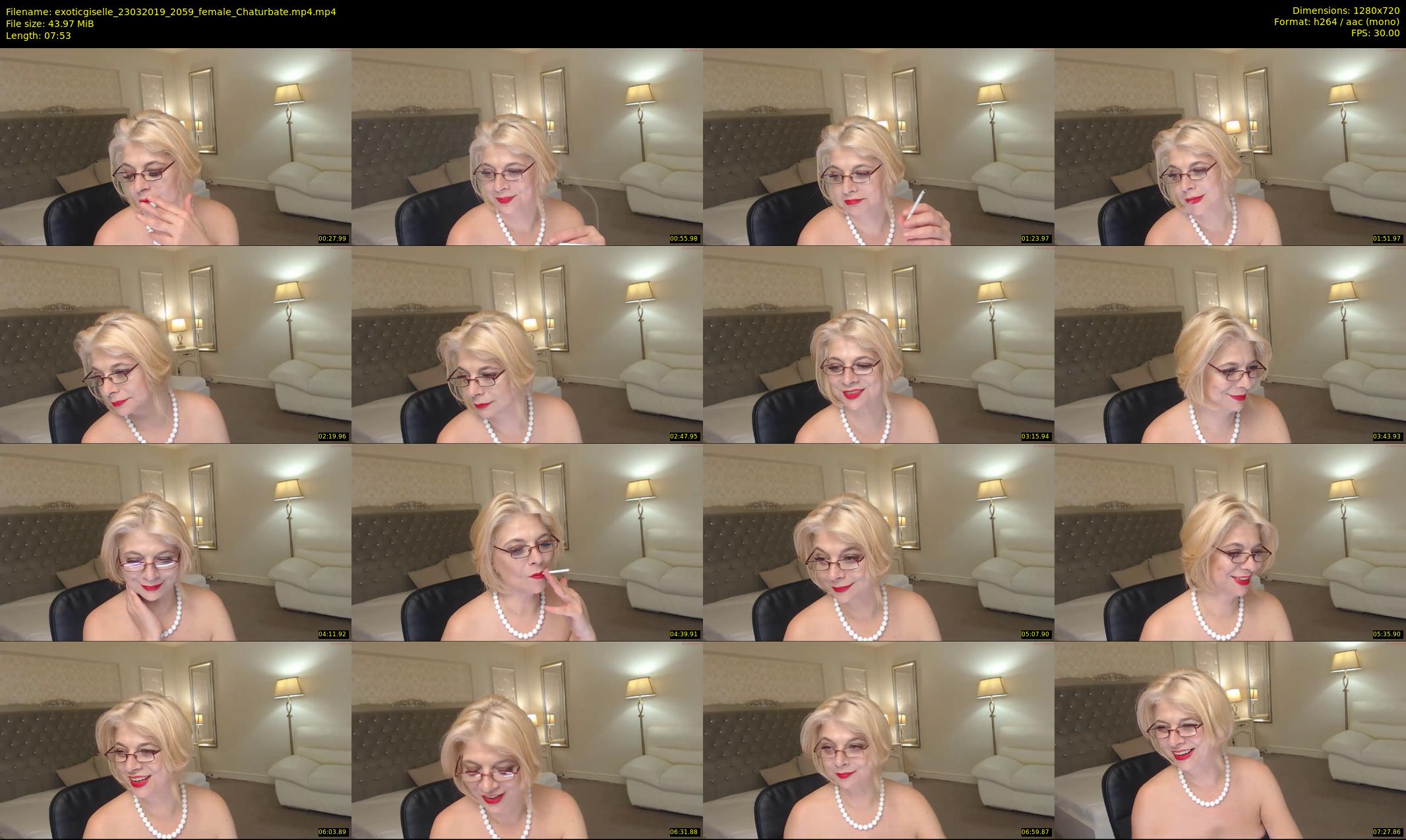 exoticgiselle — 8 minute Chaturbate female cam show recording, 720p, Mar 23, 2019