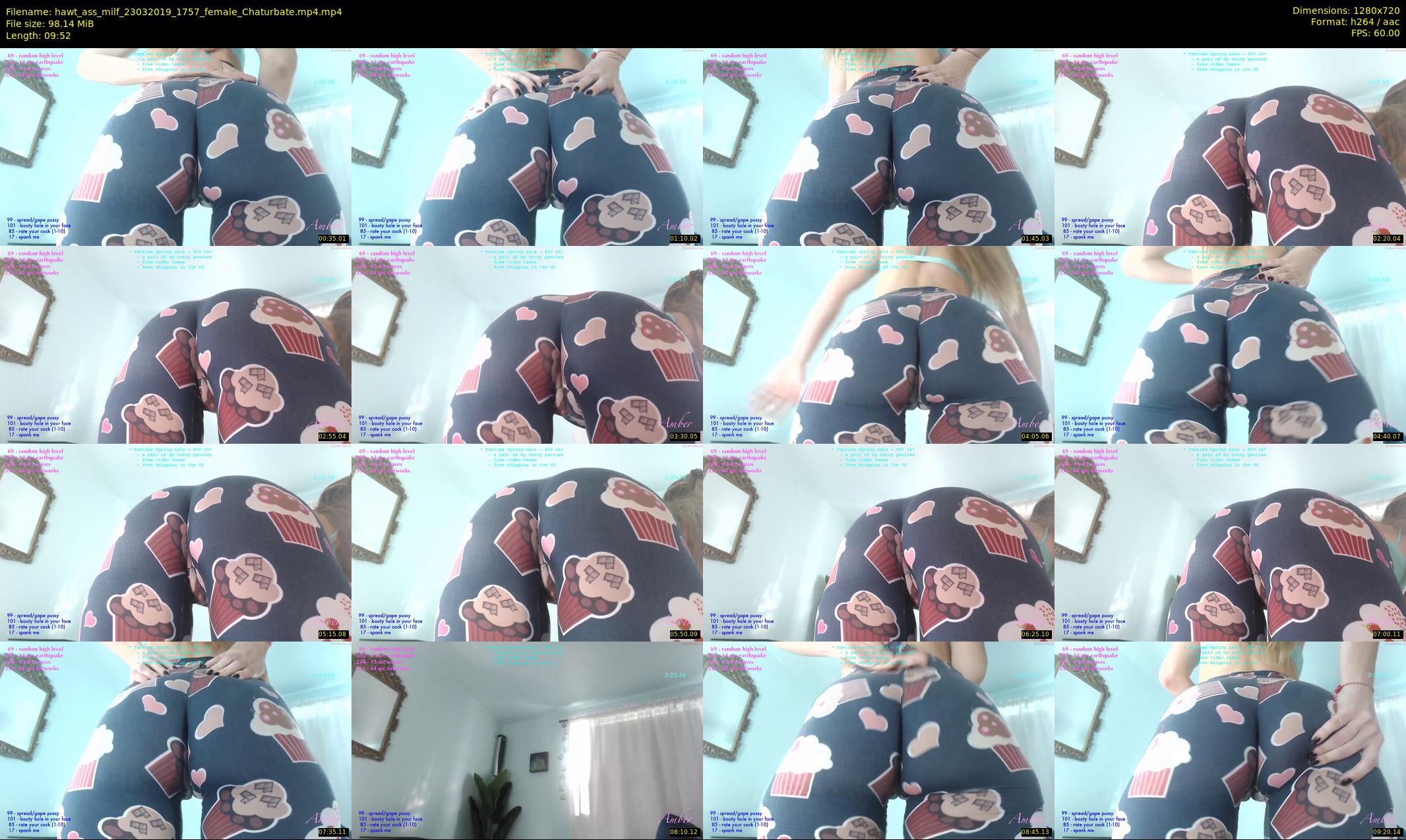hawt_ass_milf — 10 minute Chaturbate female cam show recording, 720p, Mar 23, 2019