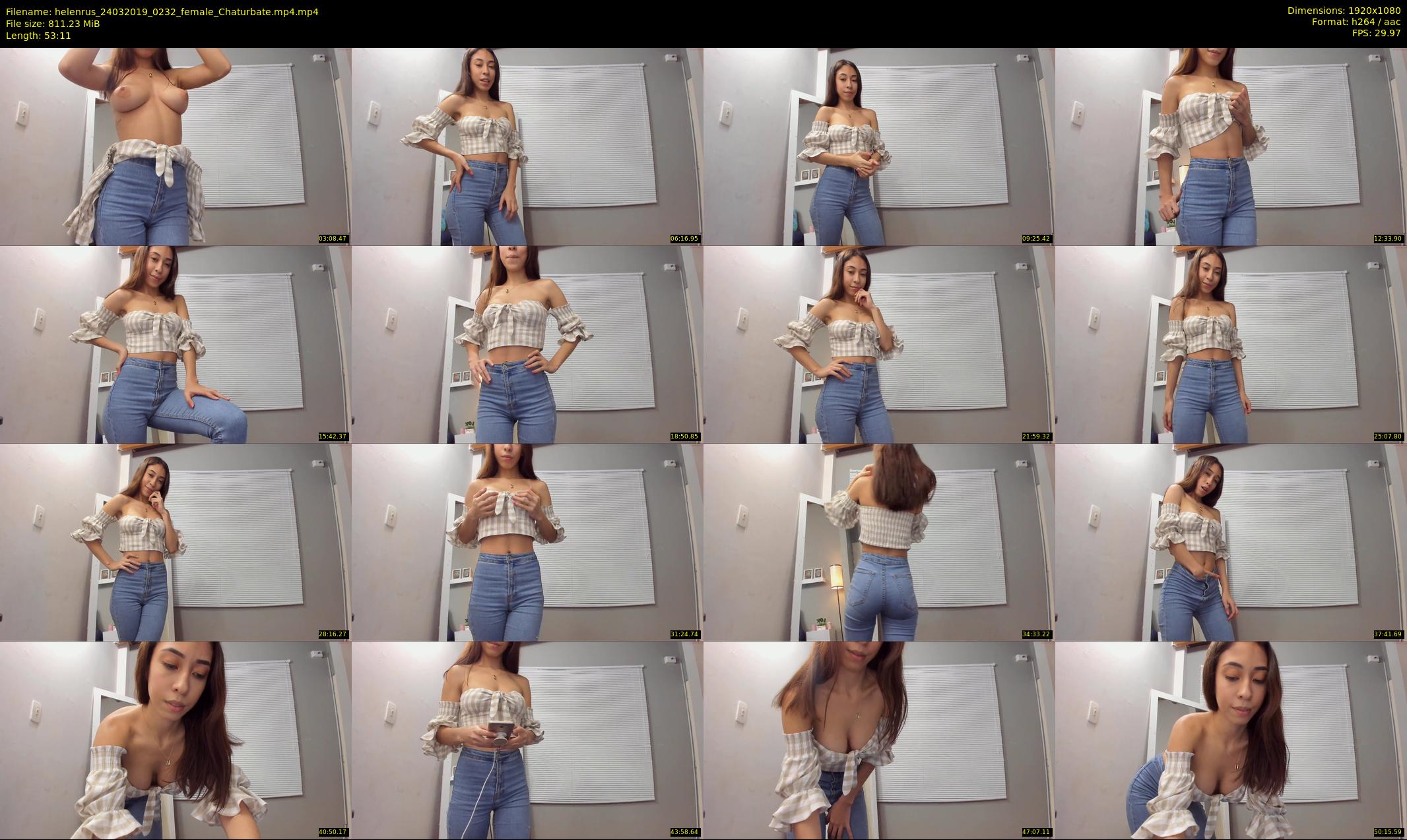 helenrus — 54 minute Chaturbate female cam show recording, 1080p, Mar 24, 2019