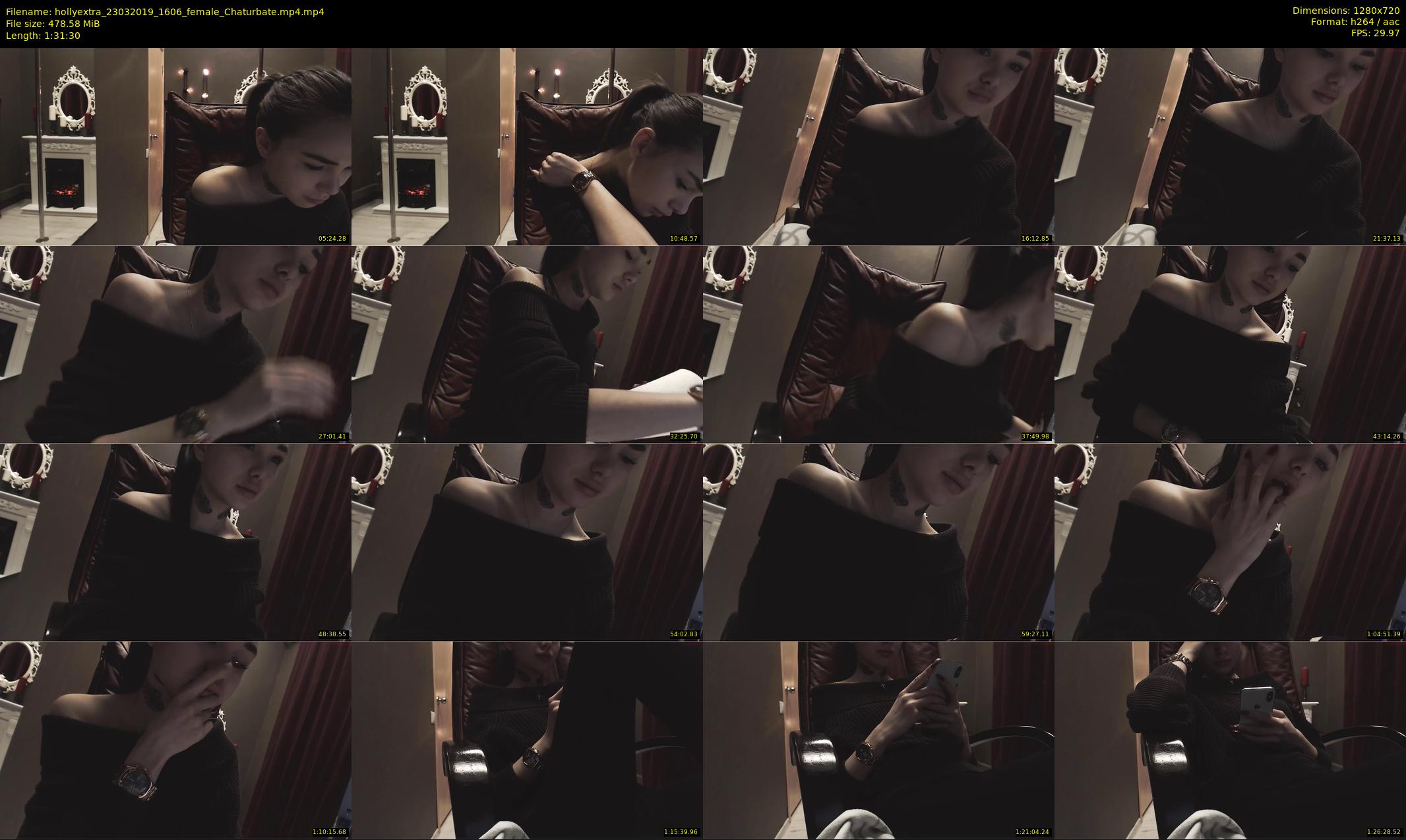 hollyextra — 92 minute Chaturbate female cam show recording, 720p, Mar 23, 2019