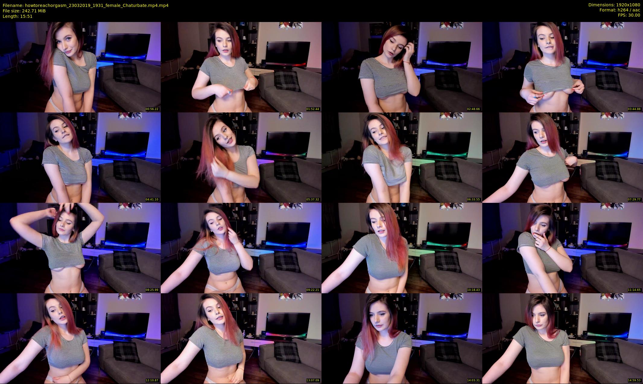 howtoreachorgasm — 16 minute Chaturbate couple cam show recording, 1080p, Mar 23, 2019