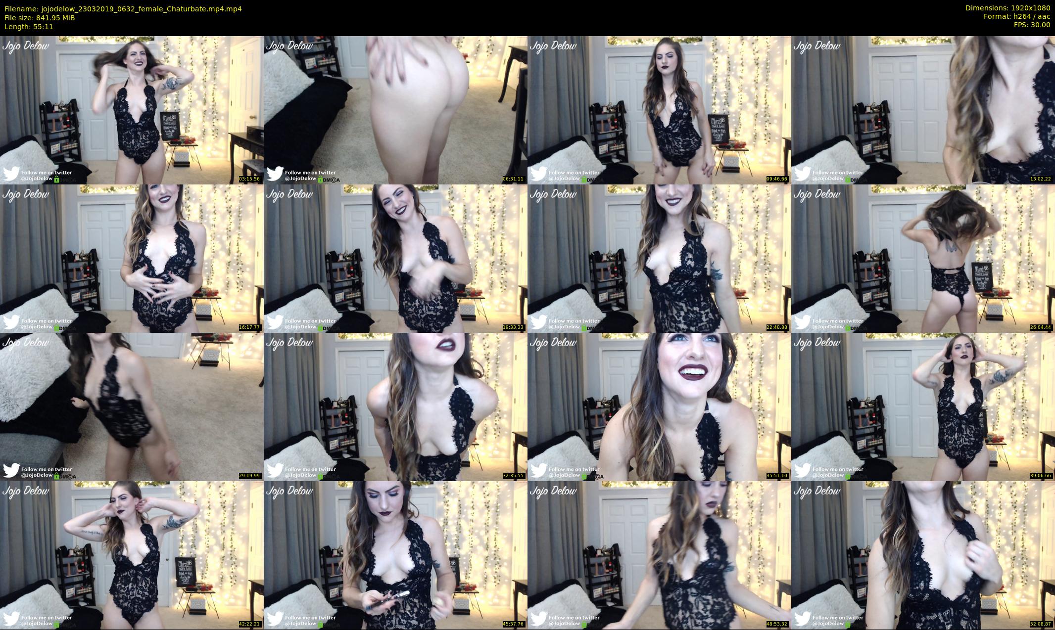 jojodelow — 56 minute Chaturbate female cam show recording, 1080p, Mar 23, 2019