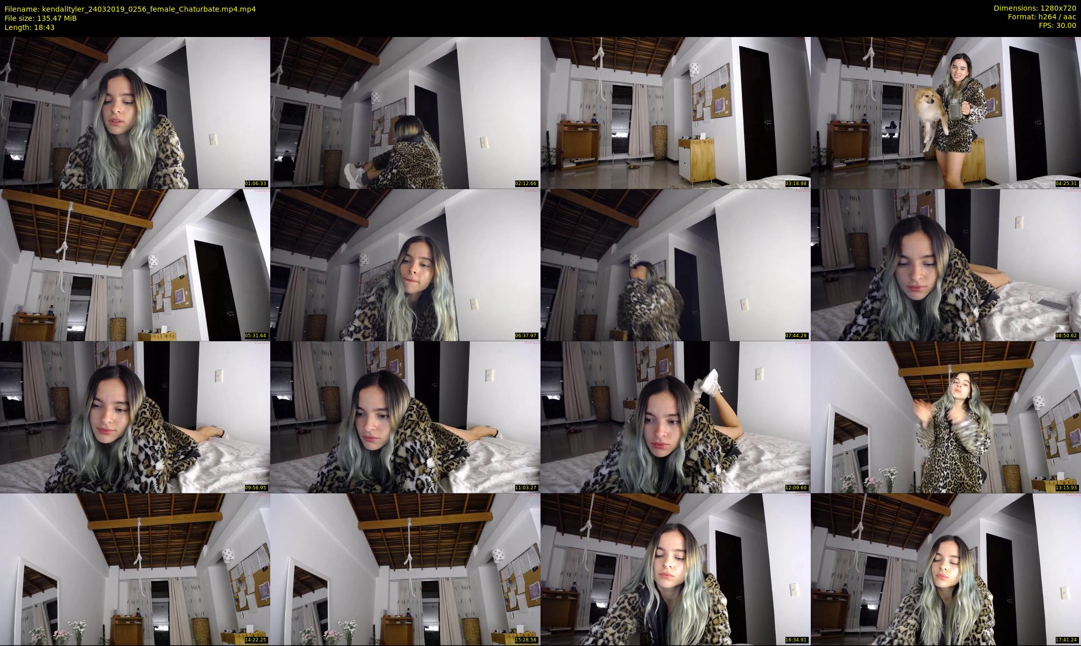 kendalltyler — 19 minute Chaturbate female cam show recording, 720p, Mar 24, 2019