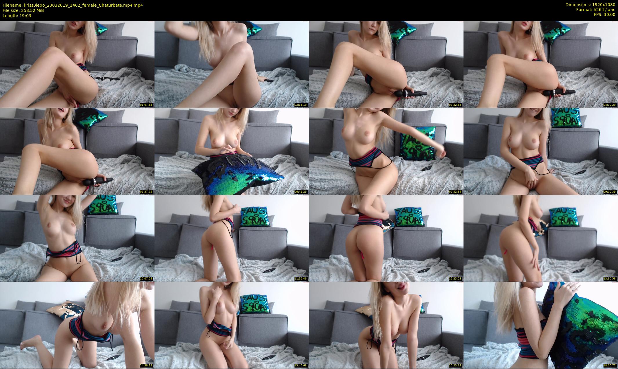 kriss0leoo — 20 minute Chaturbate couple cam show recording, 1080p, Mar 23, 2019