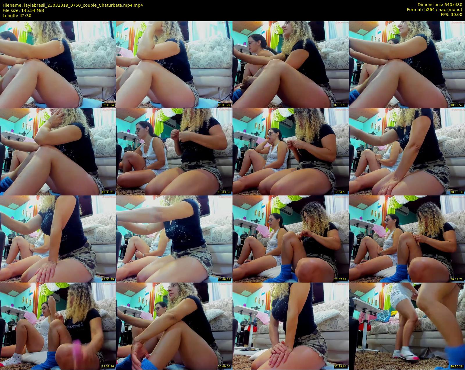 laylabrasil — 43 minute Chaturbate female cam show recording, 480p, Mar 23, 2019