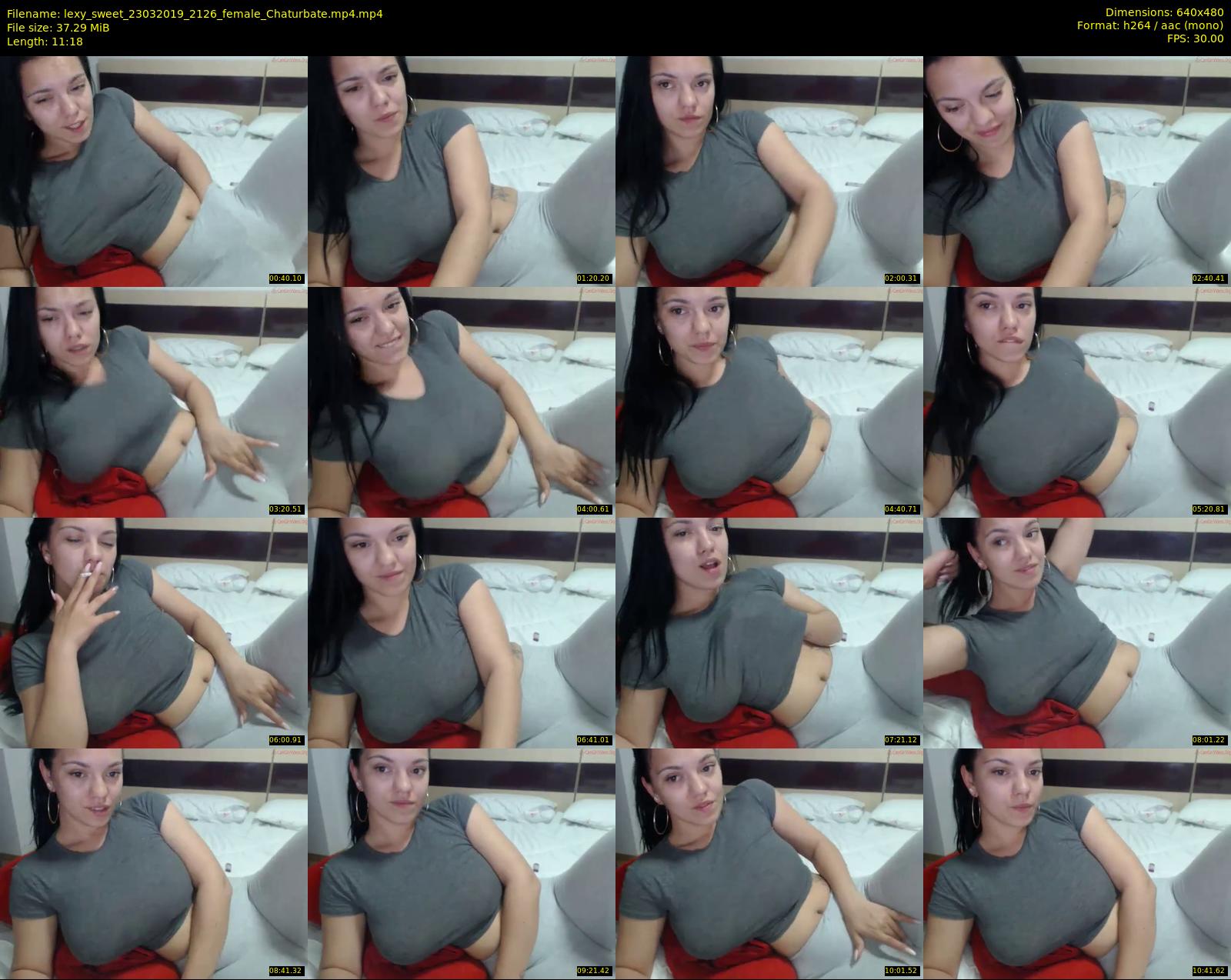 lexy_sweet — 12 minute Chaturbate female cam show recording, 480p, Mar 23, 2019