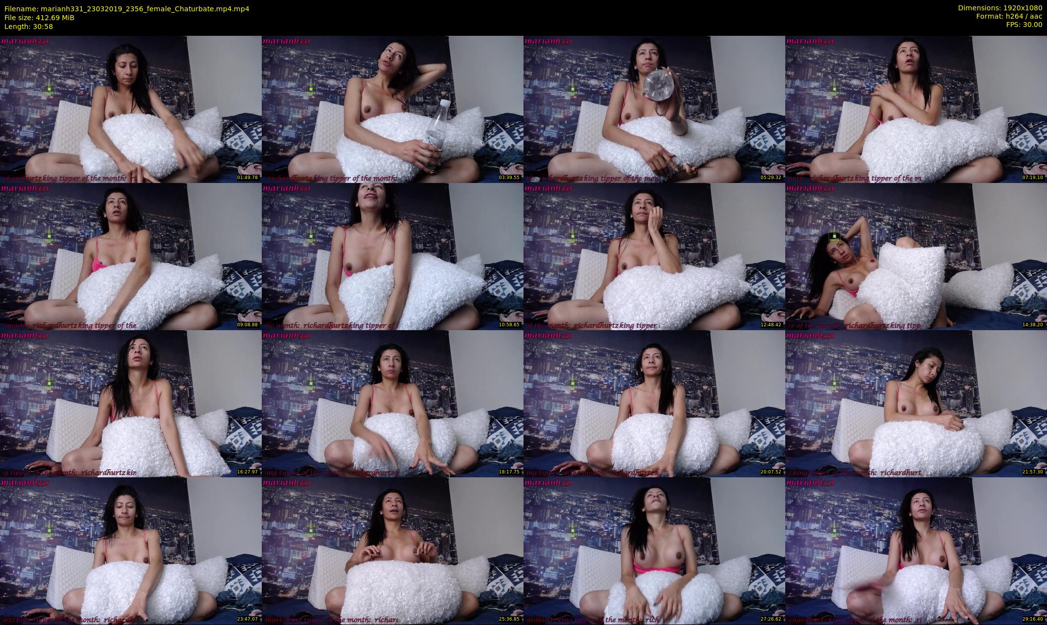 marianh331 — 31 minute Chaturbate female cam show recording, 1080p, Mar 23, 2019