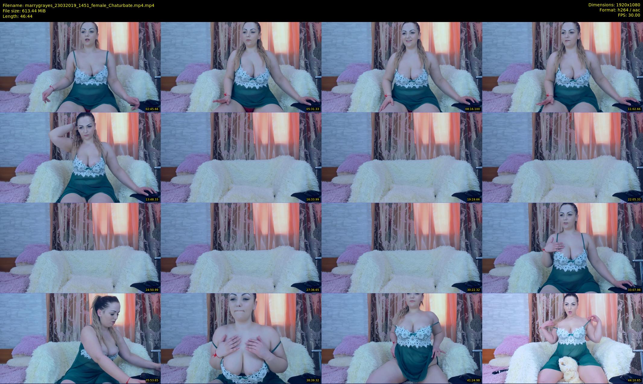marrygrayes — 47 minute Chaturbate female cam show recording, 1080p, Mar 23, 2019