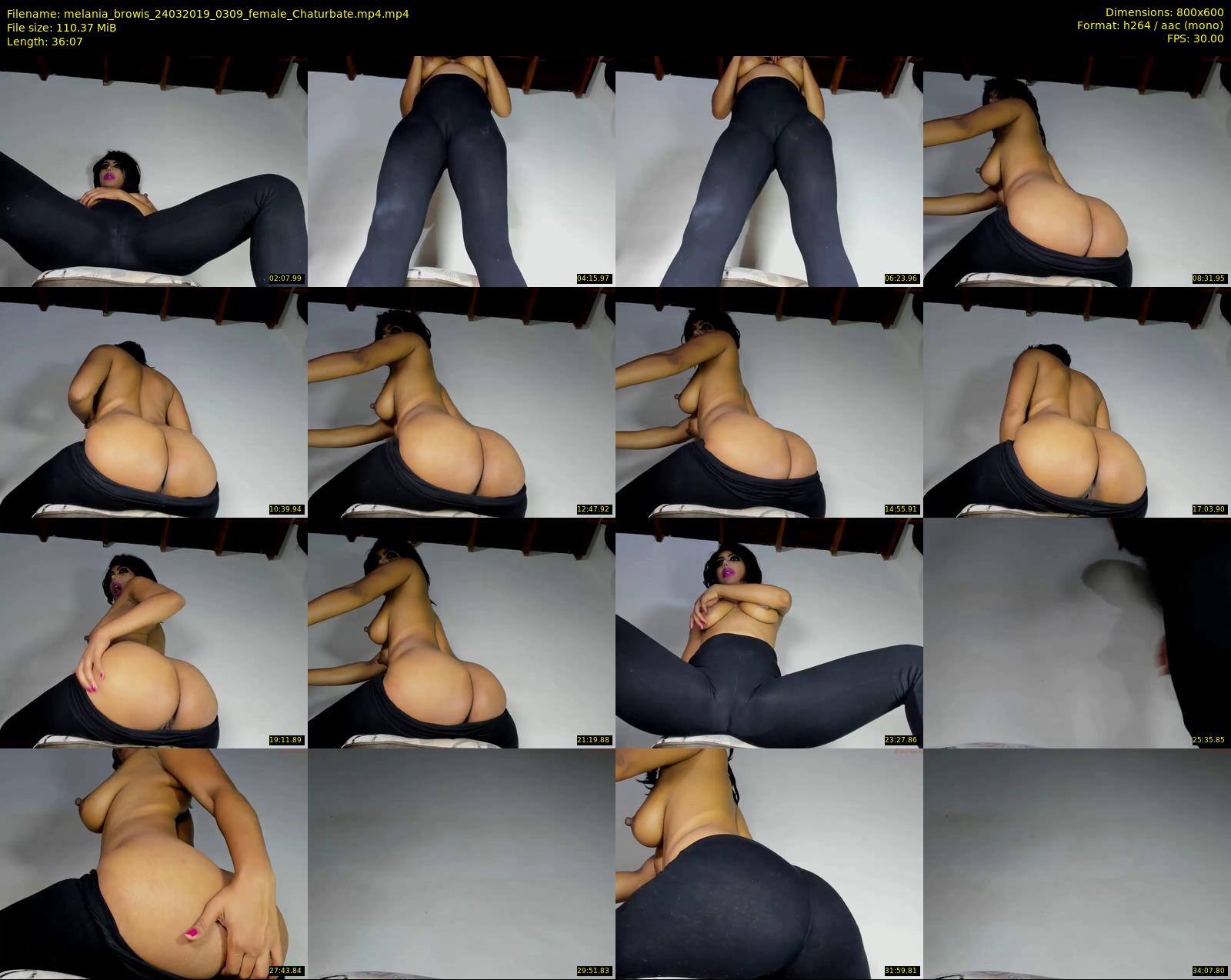 melania_browis — 37 minute Chaturbate female cam show recording, 480p, Mar 24, 2019