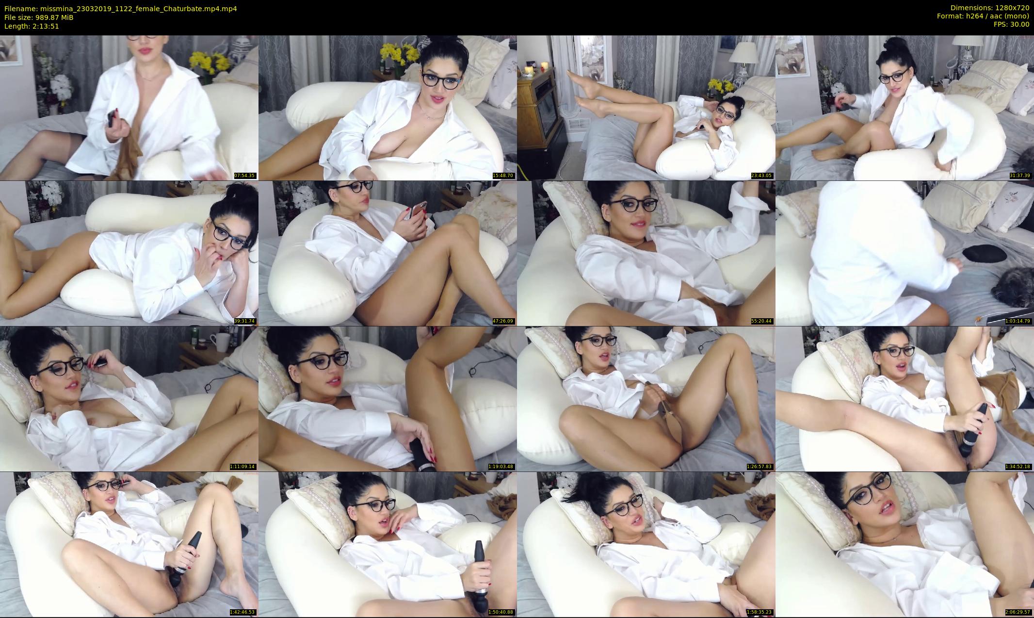 missmina — 134 minute Chaturbate female cam show recording, 720p, Mar 23, 2019