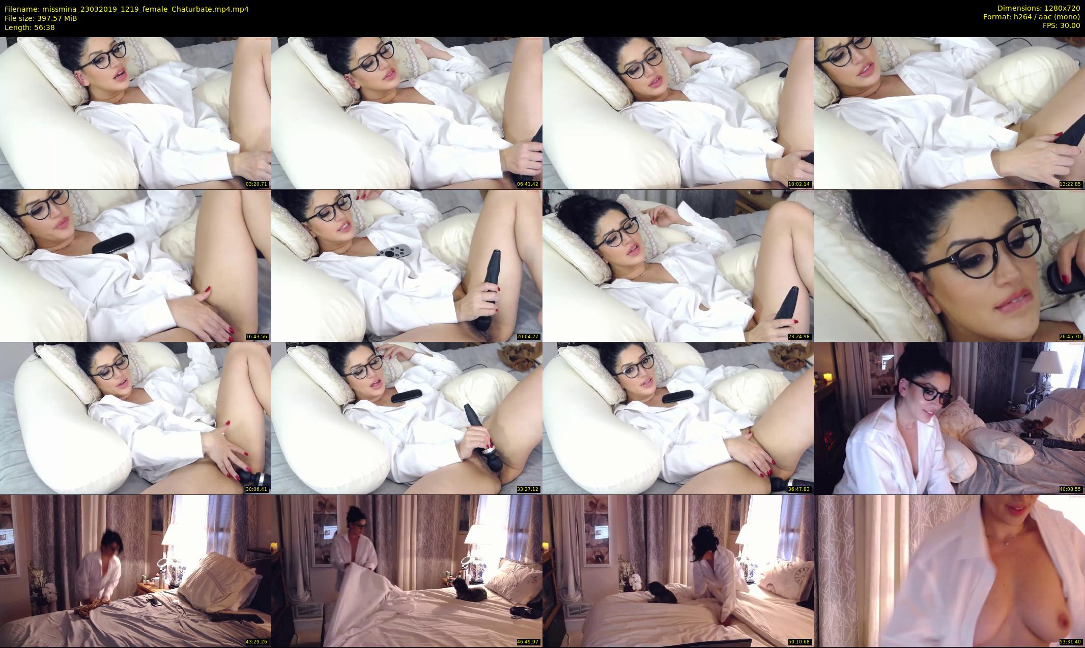 missmina — 57 minute Chaturbate female cam show recording, 720p, Mar 23, 2019