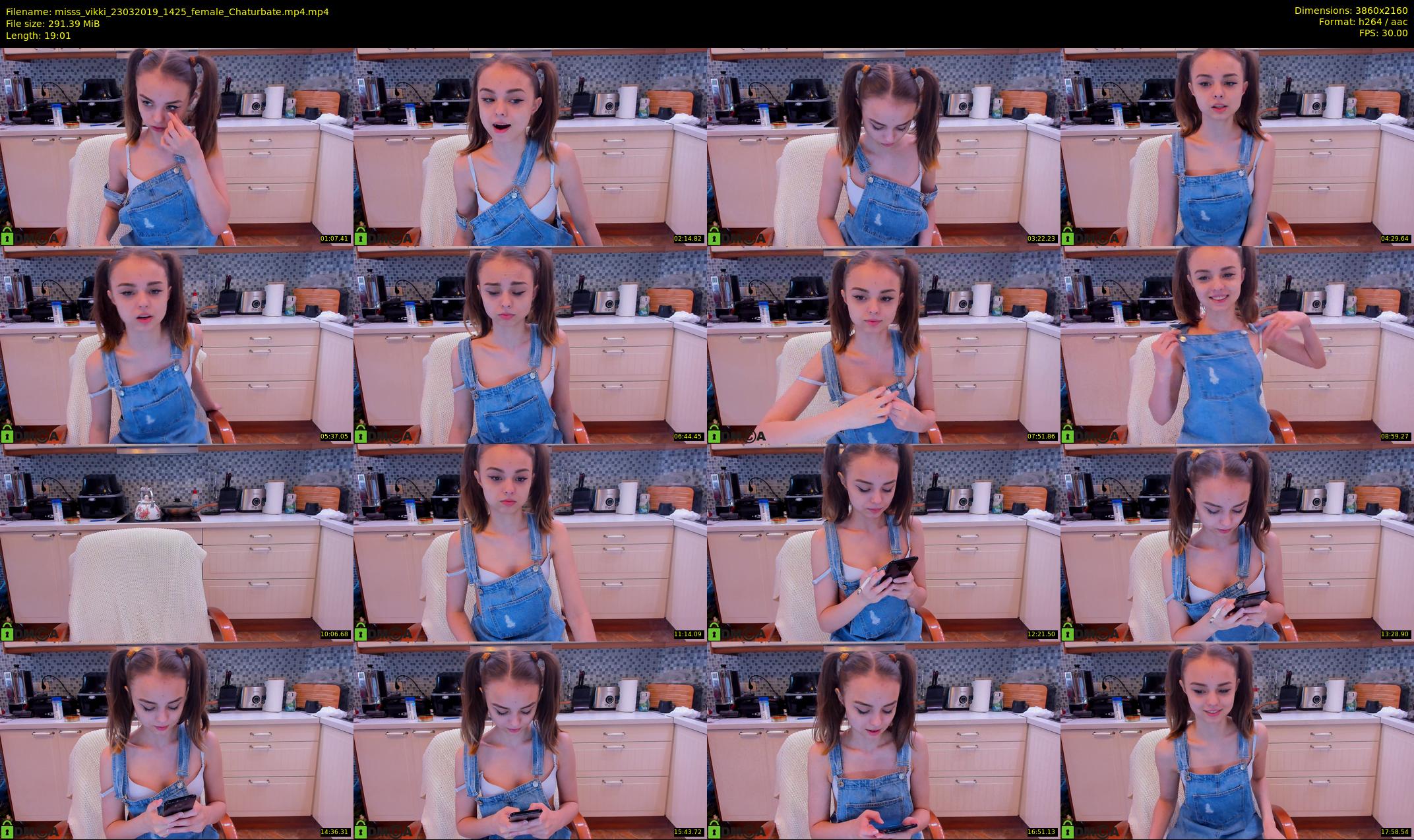 misss_vikki — 20 minute Chaturbate female cam show recording, 4K, Mar 23, 2019