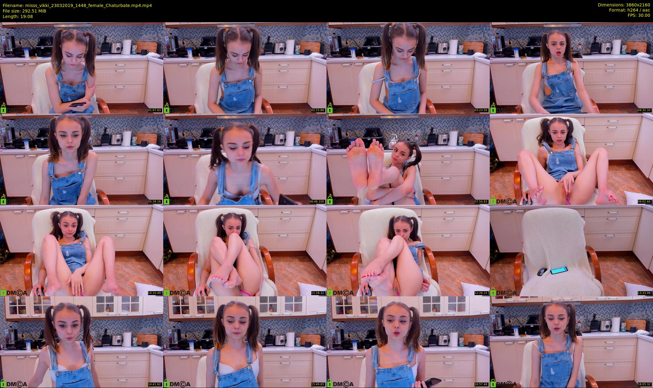misss_vikki — 20 minute Chaturbate female cam show recording, 4K, Mar 23, 2019