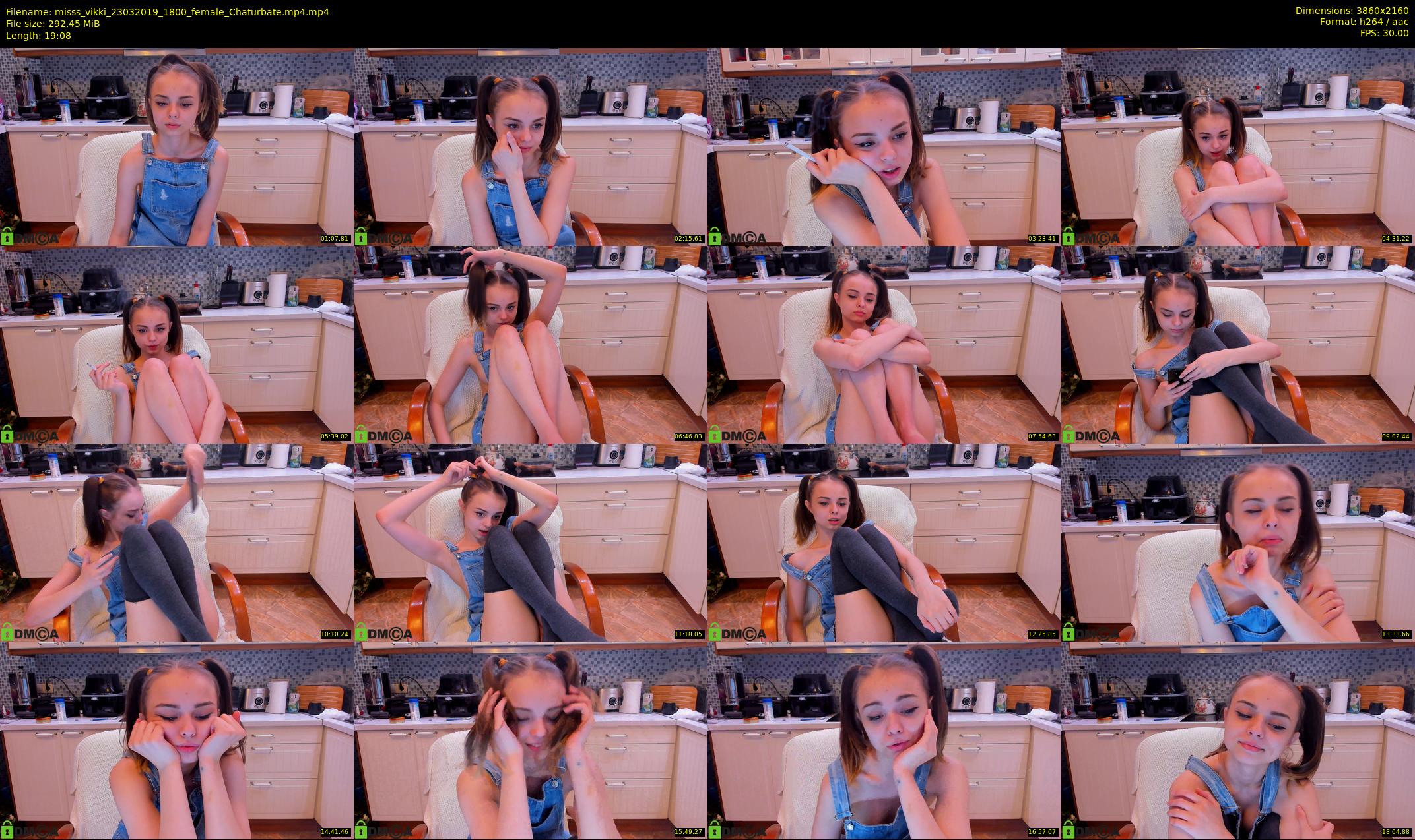 misss_vikki — 20 minute Chaturbate female cam show recording, 4K, Mar 23, 2019