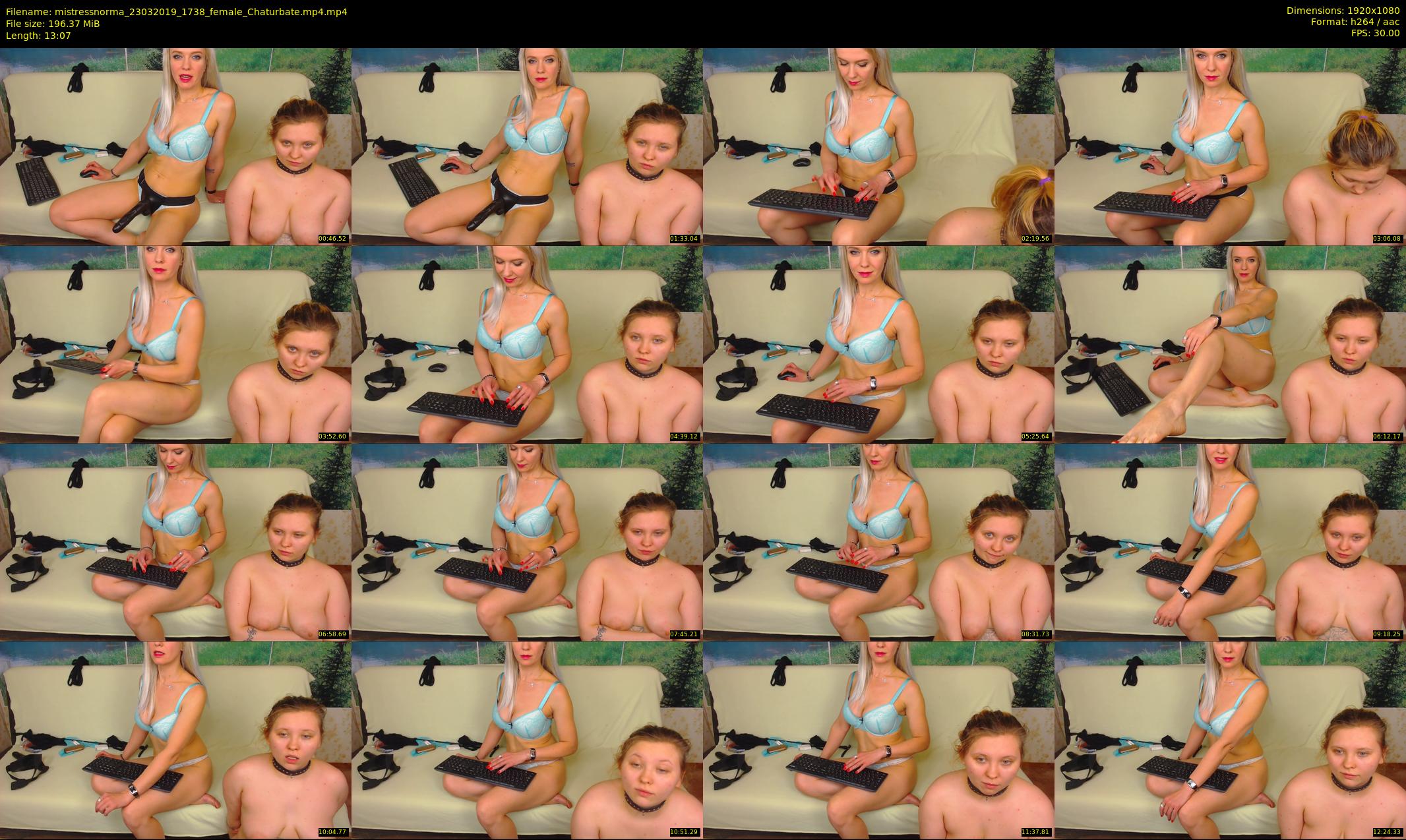 mistressnorma — 14 minute Chaturbate female cam show recording, 1080p, Mar 23, 2019