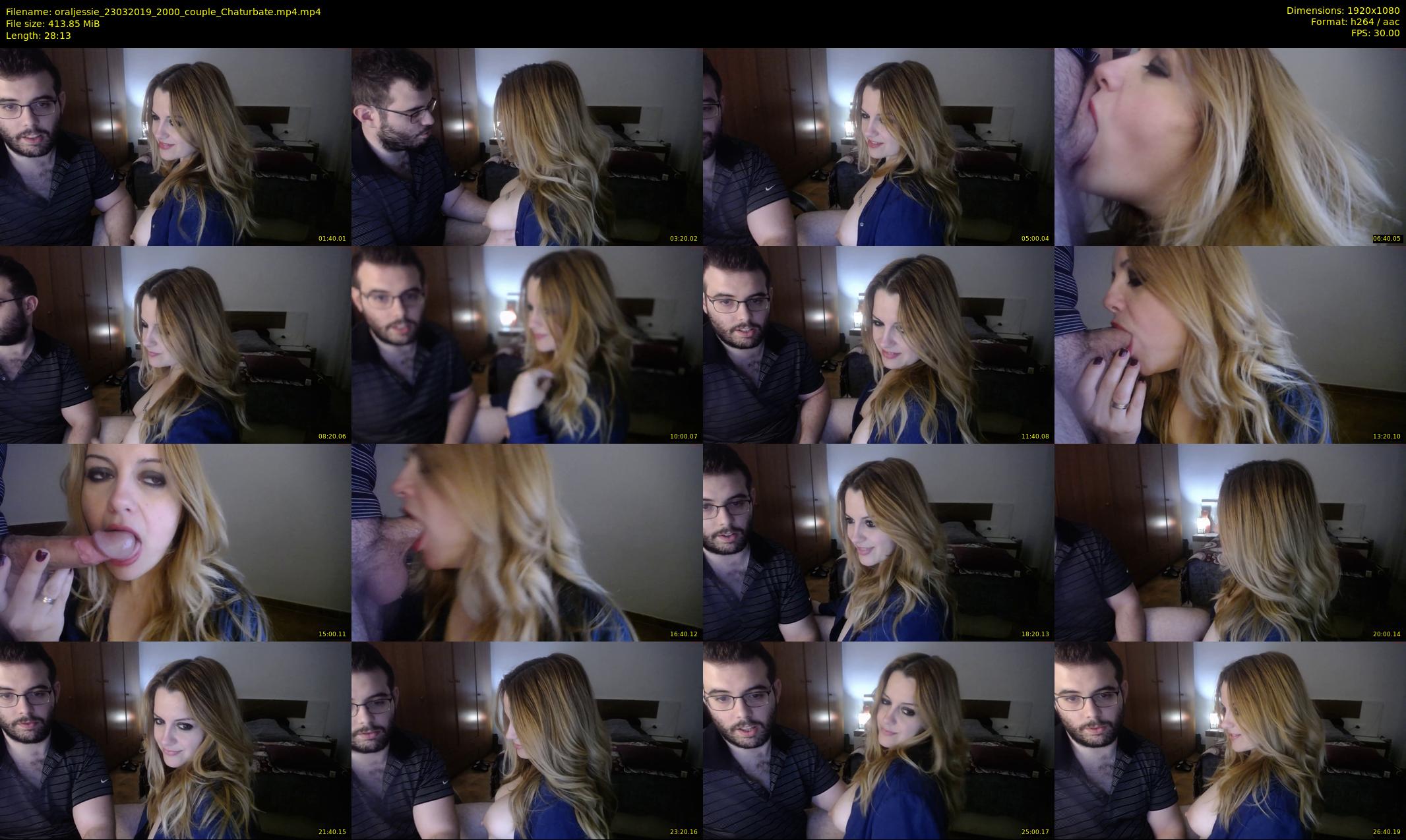 oraljessie — 29 minute Chaturbate couple cam show recording, 1080p, Mar 23, 2019