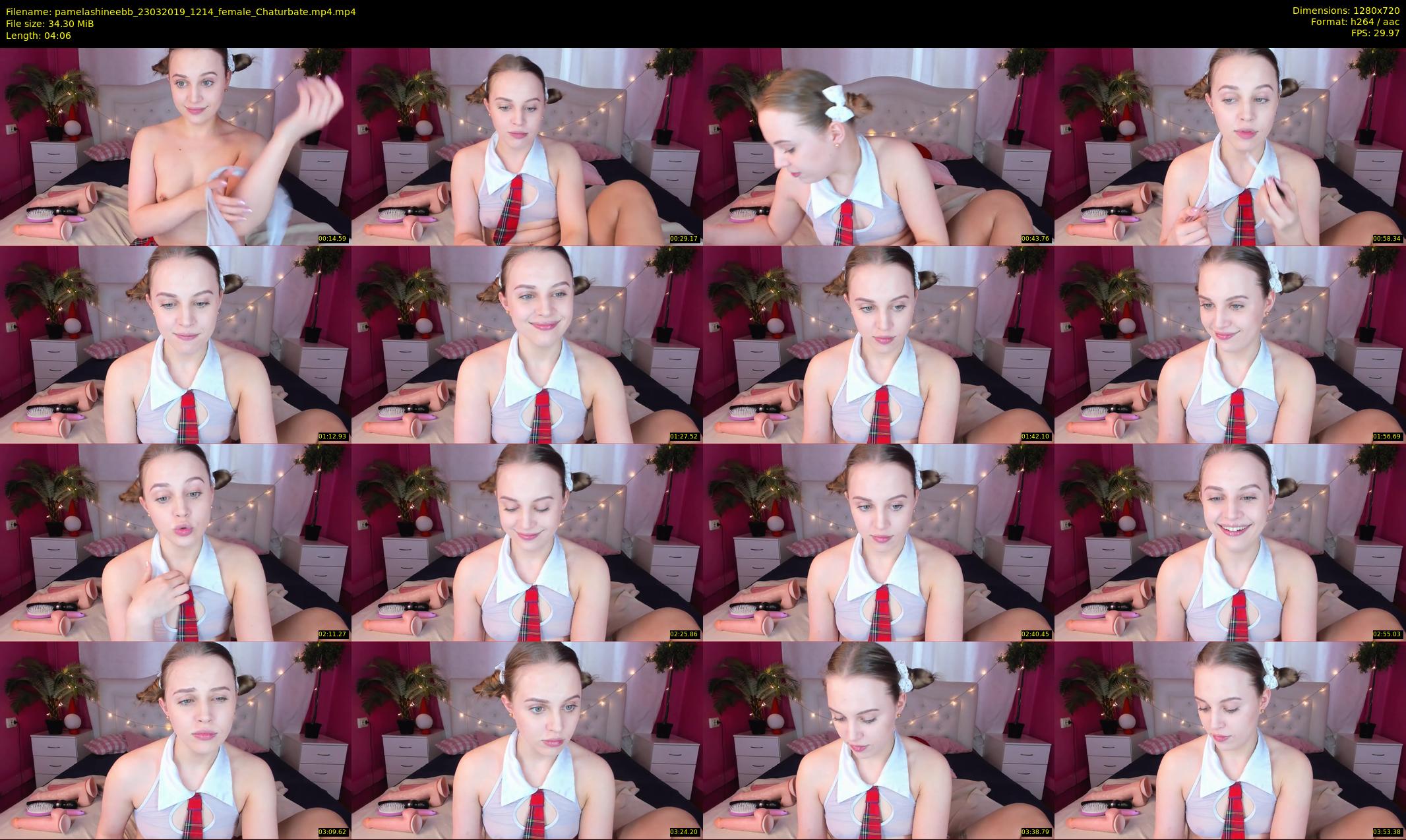 pamelashineebb — 5 minute Chaturbate female cam show recording, 720p, Mar 23, 2019