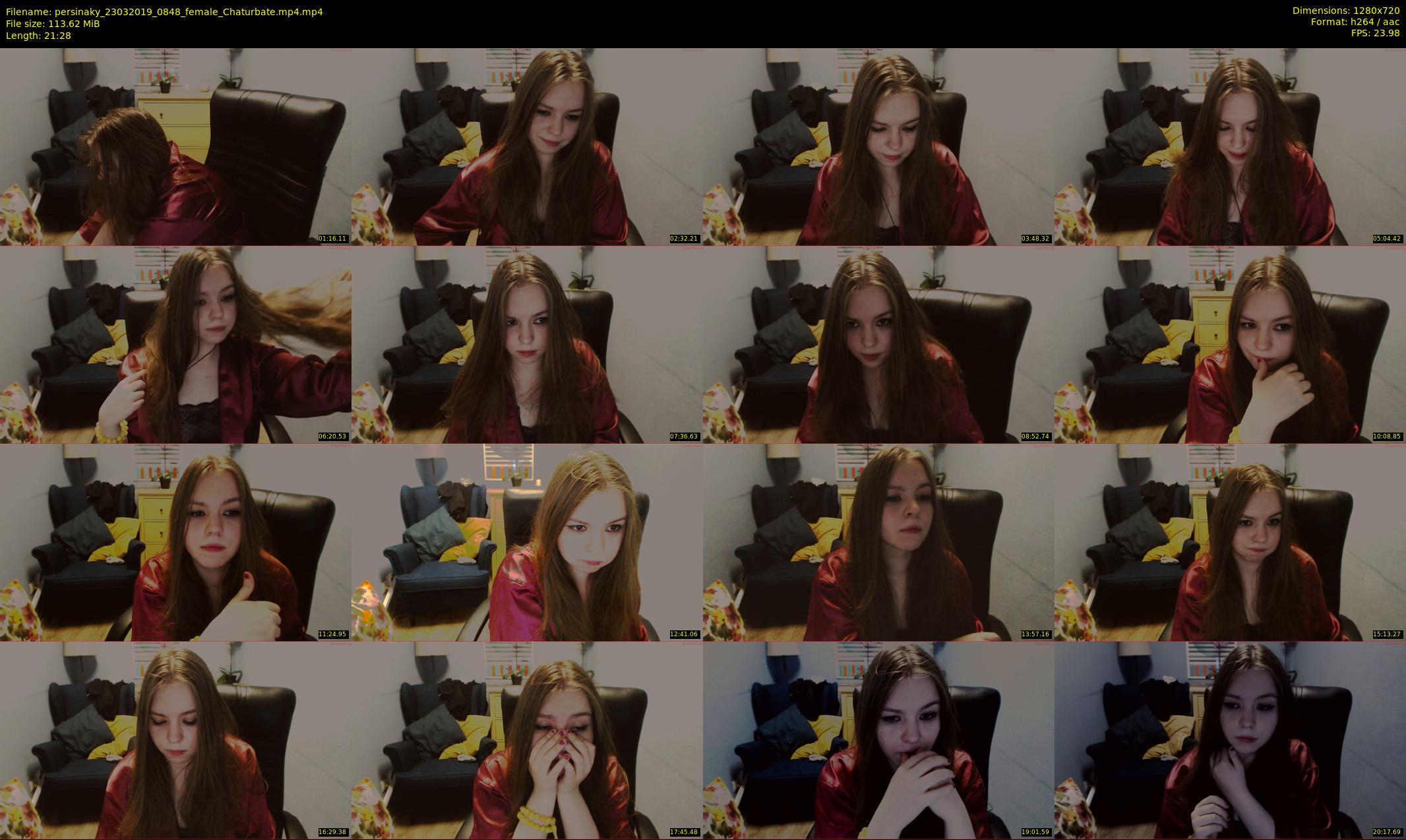 persinaky — 22 minute Chaturbate female cam show recording, 720p, Mar 23, 2019