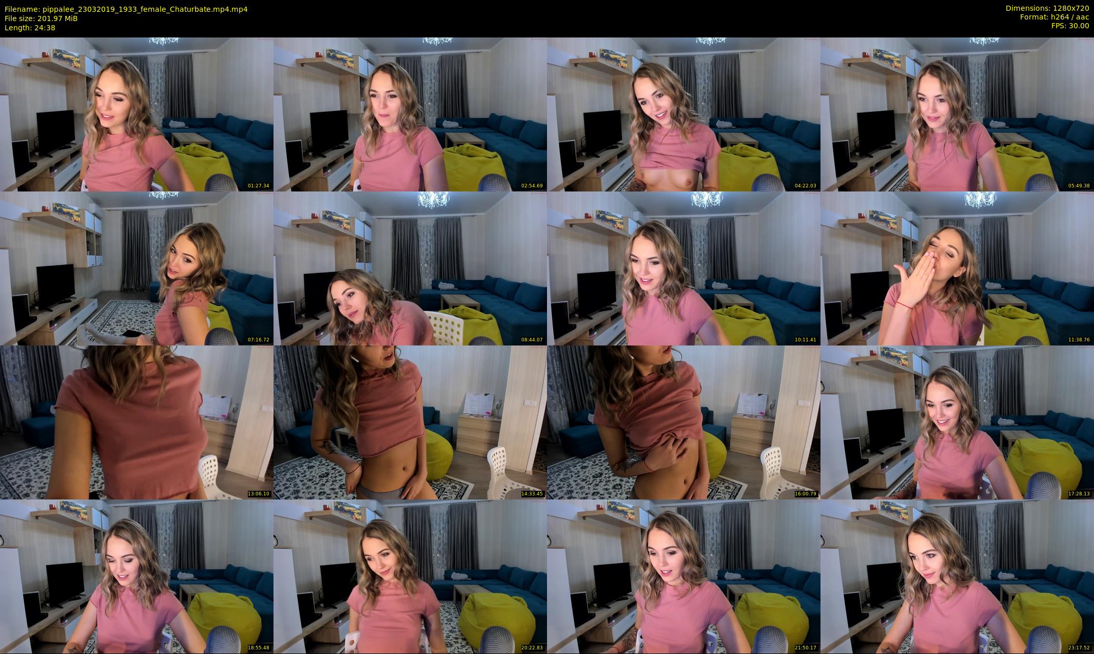 pippalee — 25 minute Chaturbate female cam show recording, 720p, Mar 23, 2019