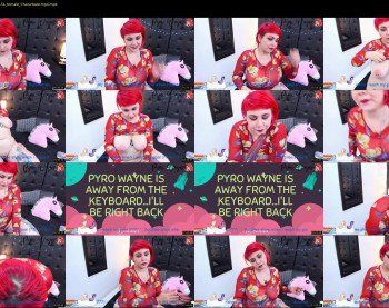 pyrowayne — 13 minute Chaturbate female cam show recording, 720p, Mar 24, 2019
