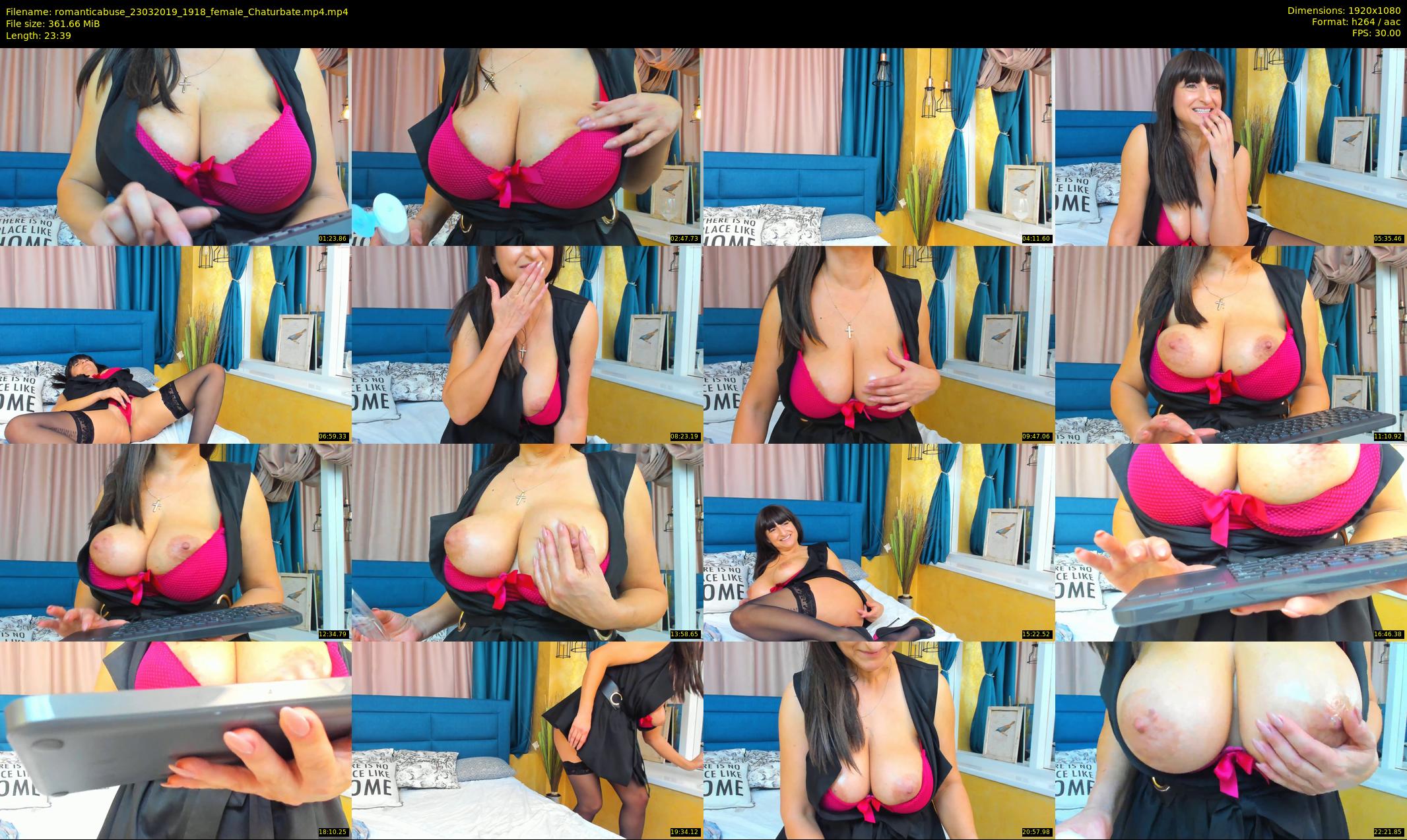romanticabuse — 24 minute Chaturbate female cam show recording, 1080p, Mar 23, 2019