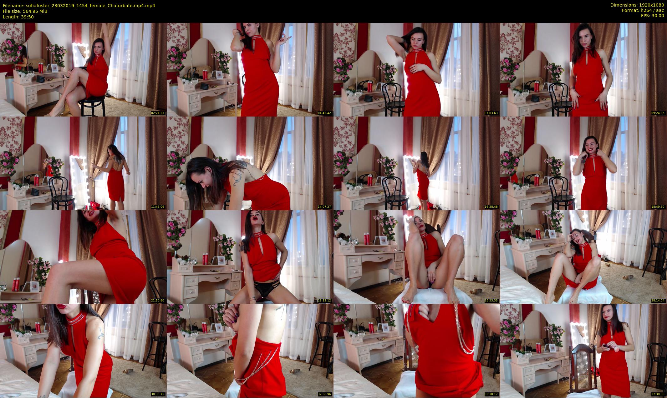 sofiafoster — 40 minute Chaturbate female cam show recording, 1080p, Mar 23, 2019