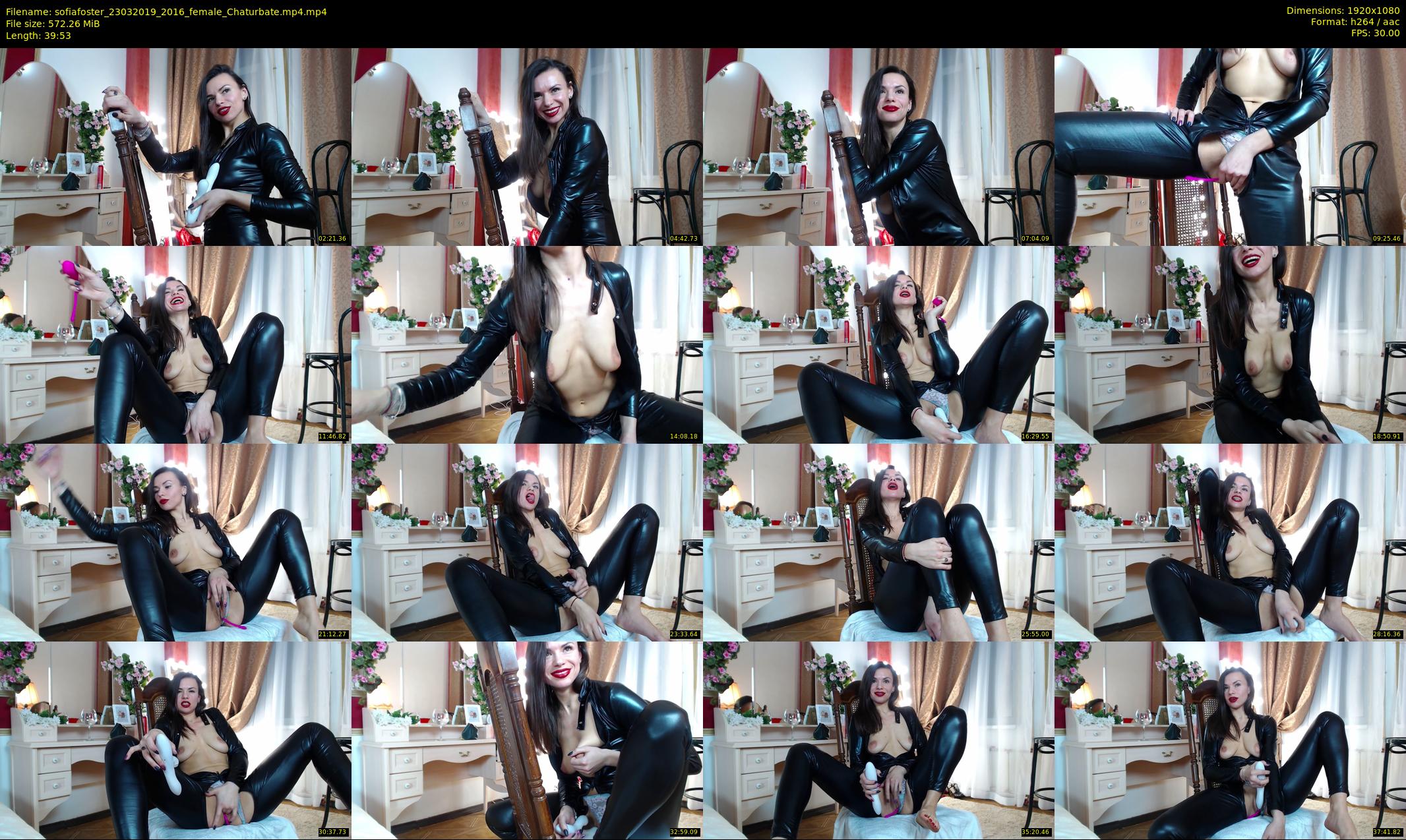 sofiafoster — 40 minute Chaturbate female cam show recording, 1080p, Mar 23, 2019