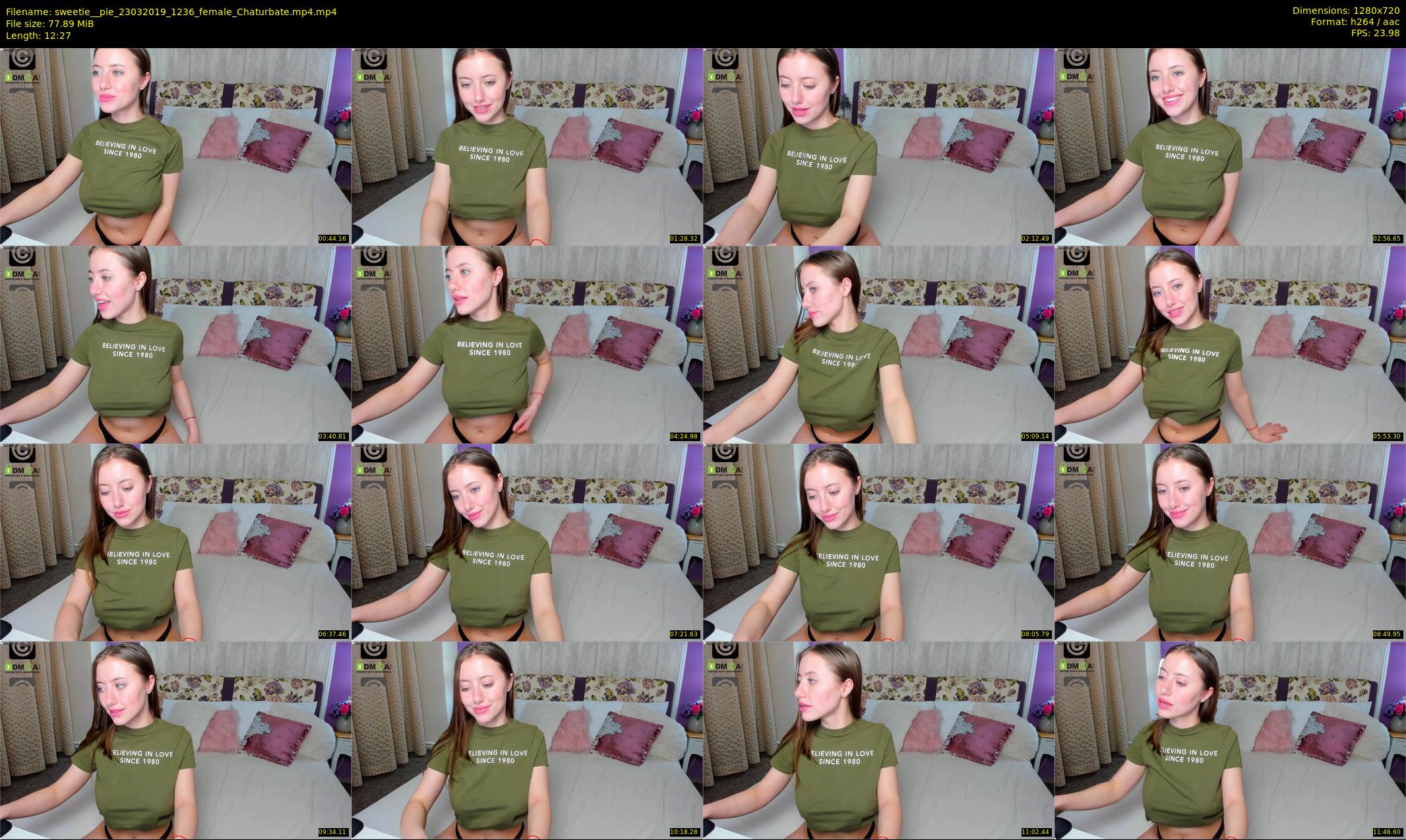 sweetie__pie — 13 minute Chaturbate female cam show recording, 720p, Mar 23, 2019