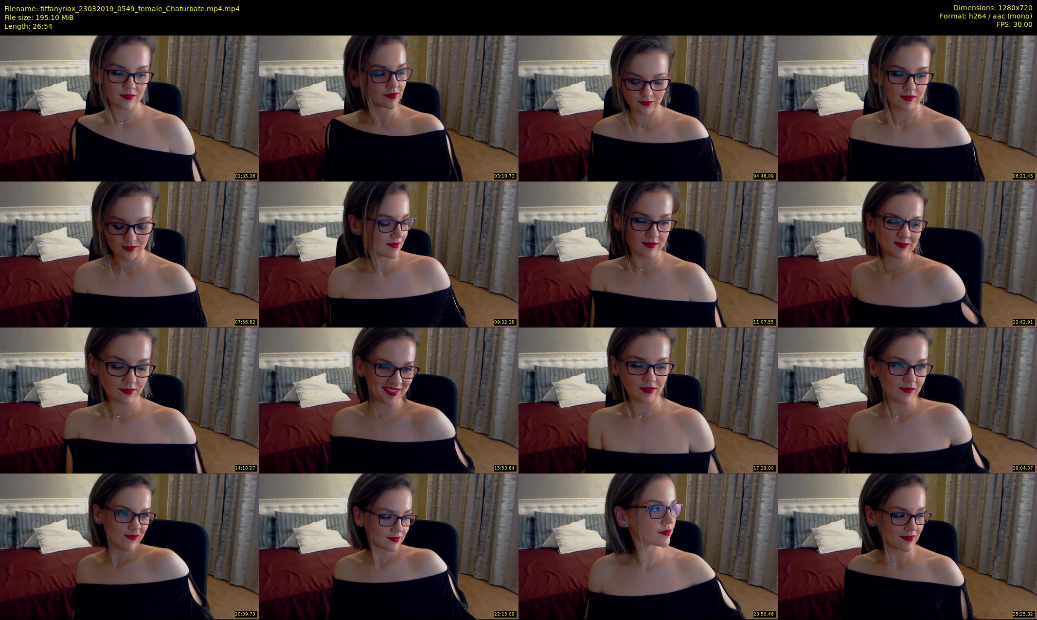 tiffanyriox — 27 minute Chaturbate female cam show recording, 720p, Mar 23, 2019