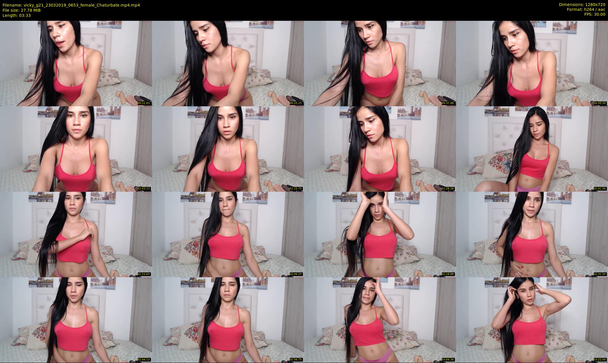 vicky_g21 — 4 minute Chaturbate female cam show recording, 720p, Mar 23, 2019