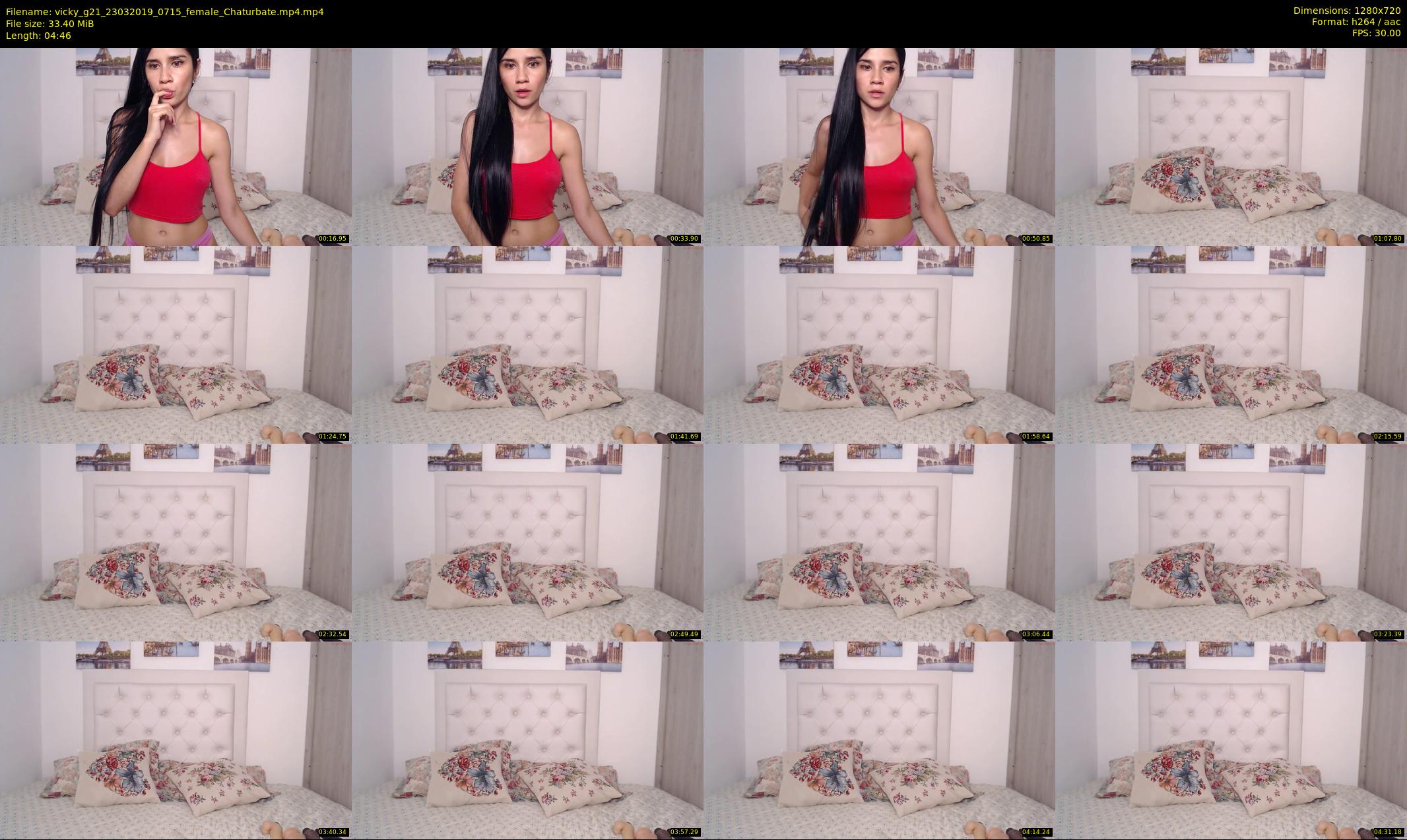 vicky_g21 — 5 minute Chaturbate female cam show recording, 720p, Mar 23, 2019