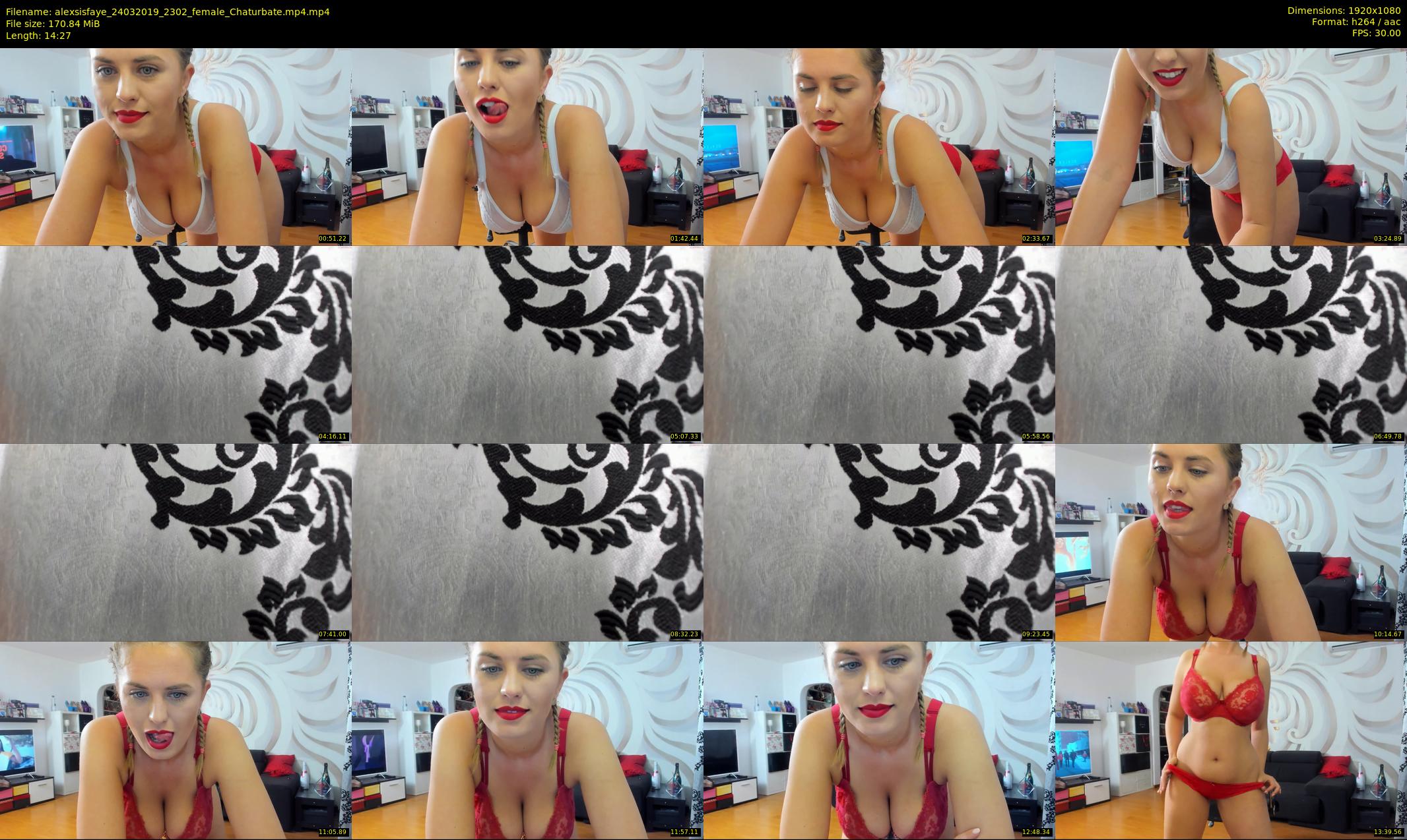 alexsisfaye — 15 minute Chaturbate female cam show recording, 1080p, Mar 24, 2019
