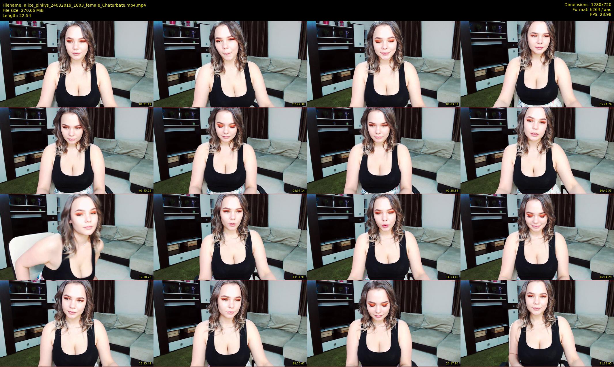 alice_pinkys — 23 minute Chaturbate female cam show recording, 720p, Mar 24, 2019