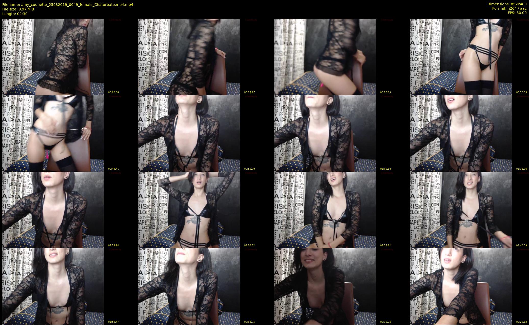 amy_coquette — 3 minute Chaturbate female cam show recording, 480p, Mar 25, 2019