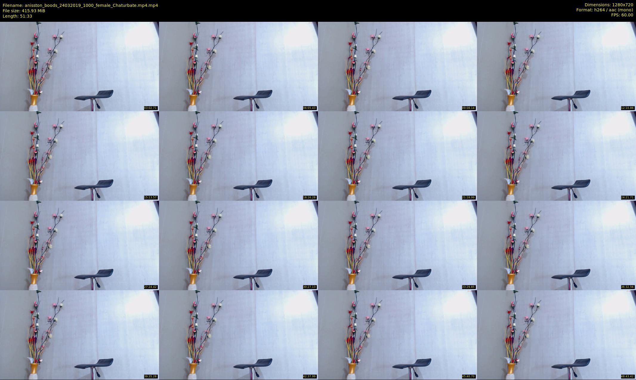 anisston_boods — 52 minute Chaturbate female cam show recording, 720p, Mar 24, 2019