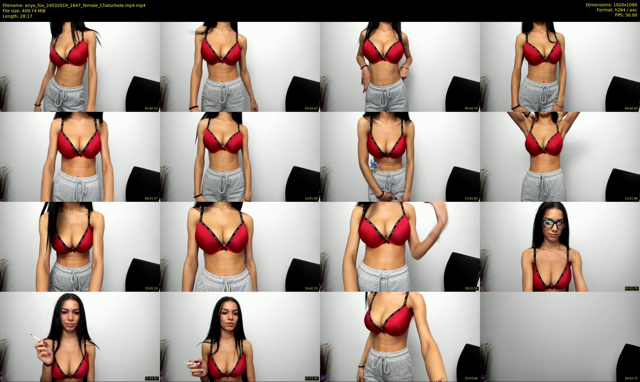 anya_fox — 29 minute Chaturbate female cam show recording, 1080p, Mar 24, 2019