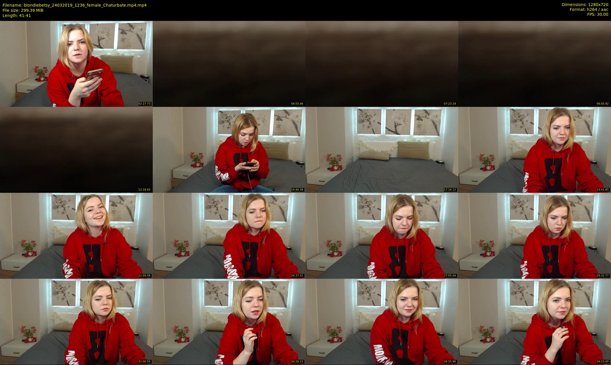 blondiebetsy — 42 minute Chaturbate female cam show recording, 720p, Mar 24, 2019