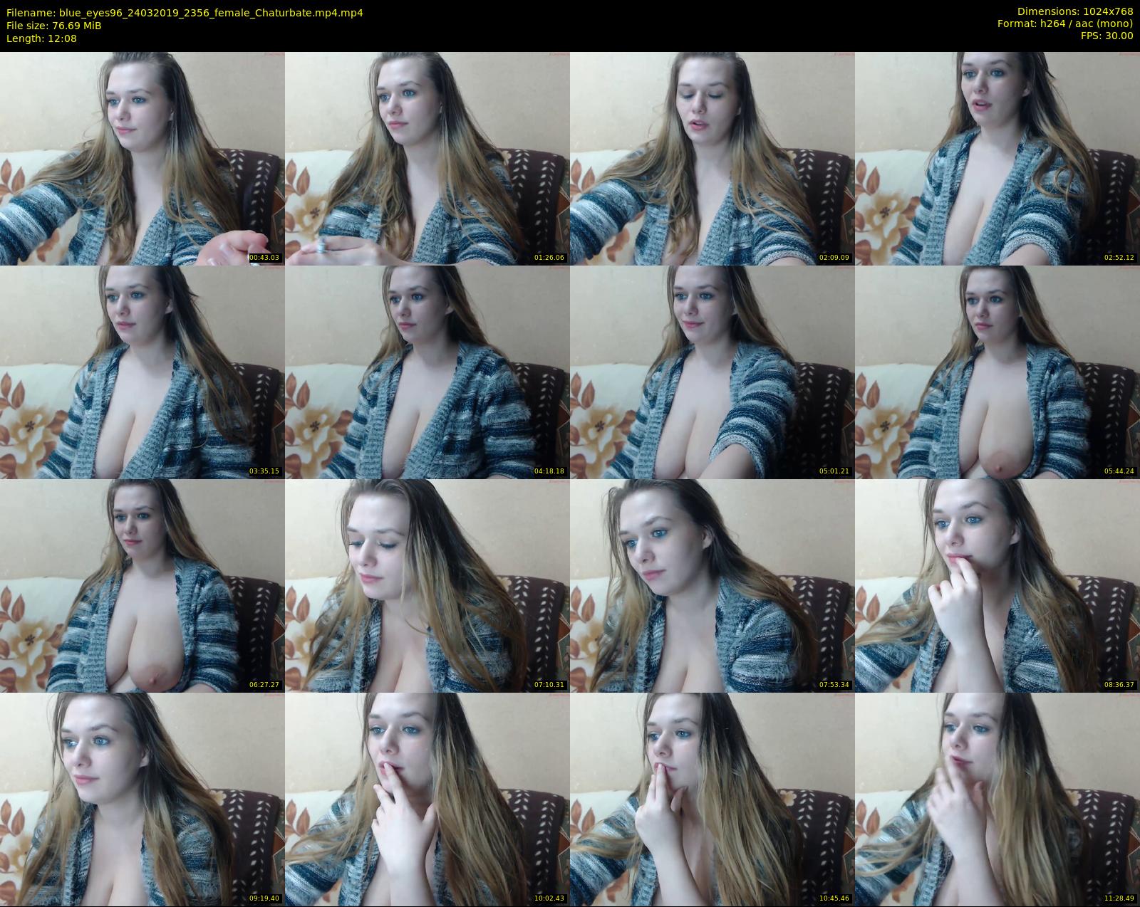 blue_eyes96 — 13 minute Chaturbate female cam show recording, 720p, Mar 24, 2019