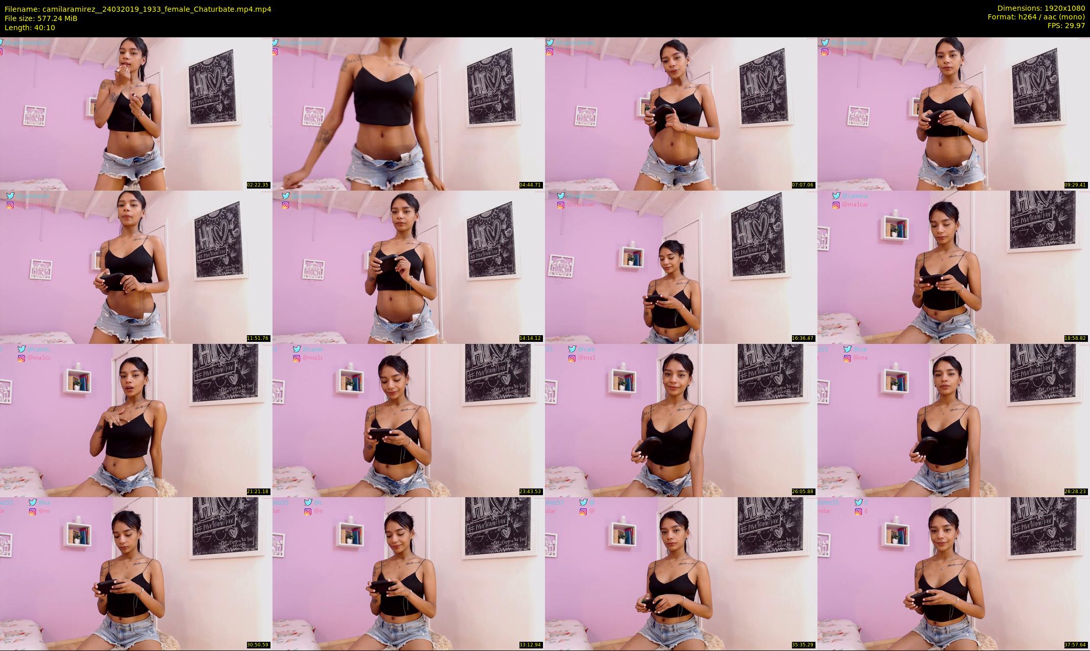 camilaramirez_ — 41 minute Chaturbate female cam show recording, 1080p, Mar 24, 2019