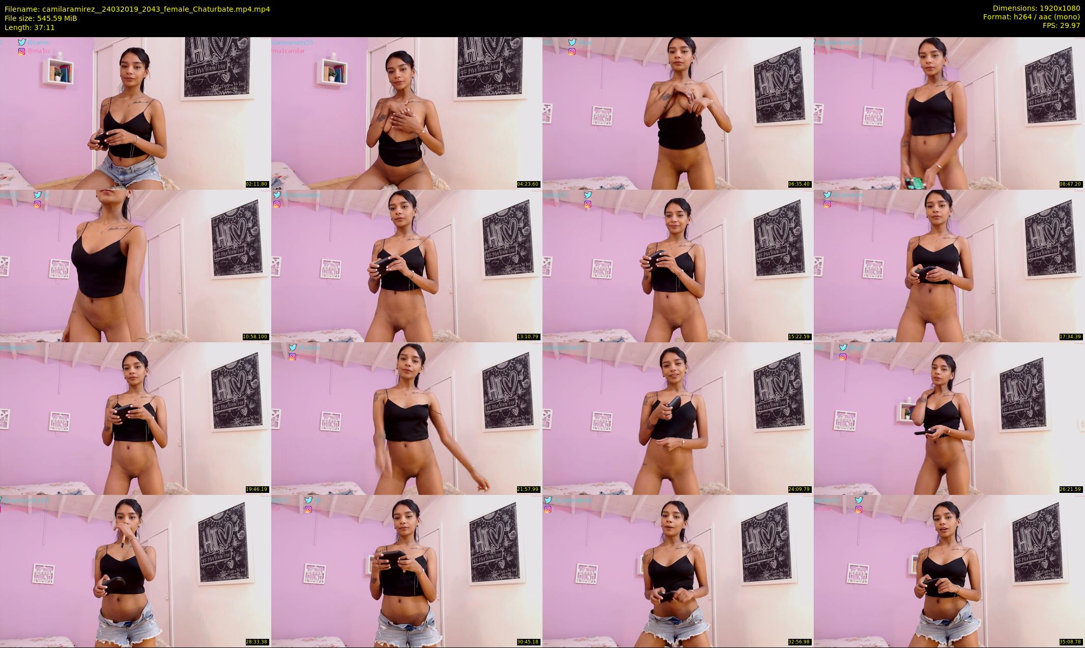 camilaramirez_ — 38 minute Chaturbate female cam show recording, 1080p, Mar 24, 2019