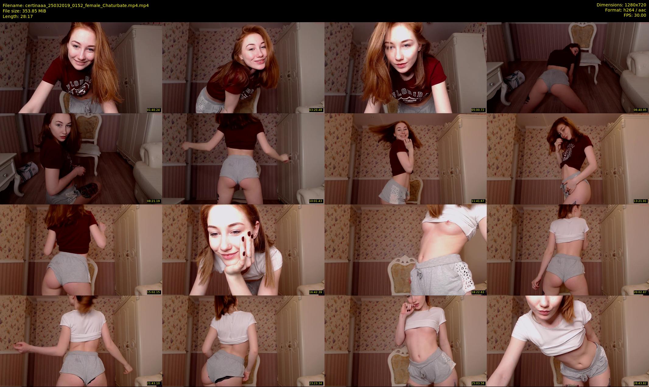 certinaaa — 29 minute Chaturbate female cam show recording, 720p, Mar 25, 2019