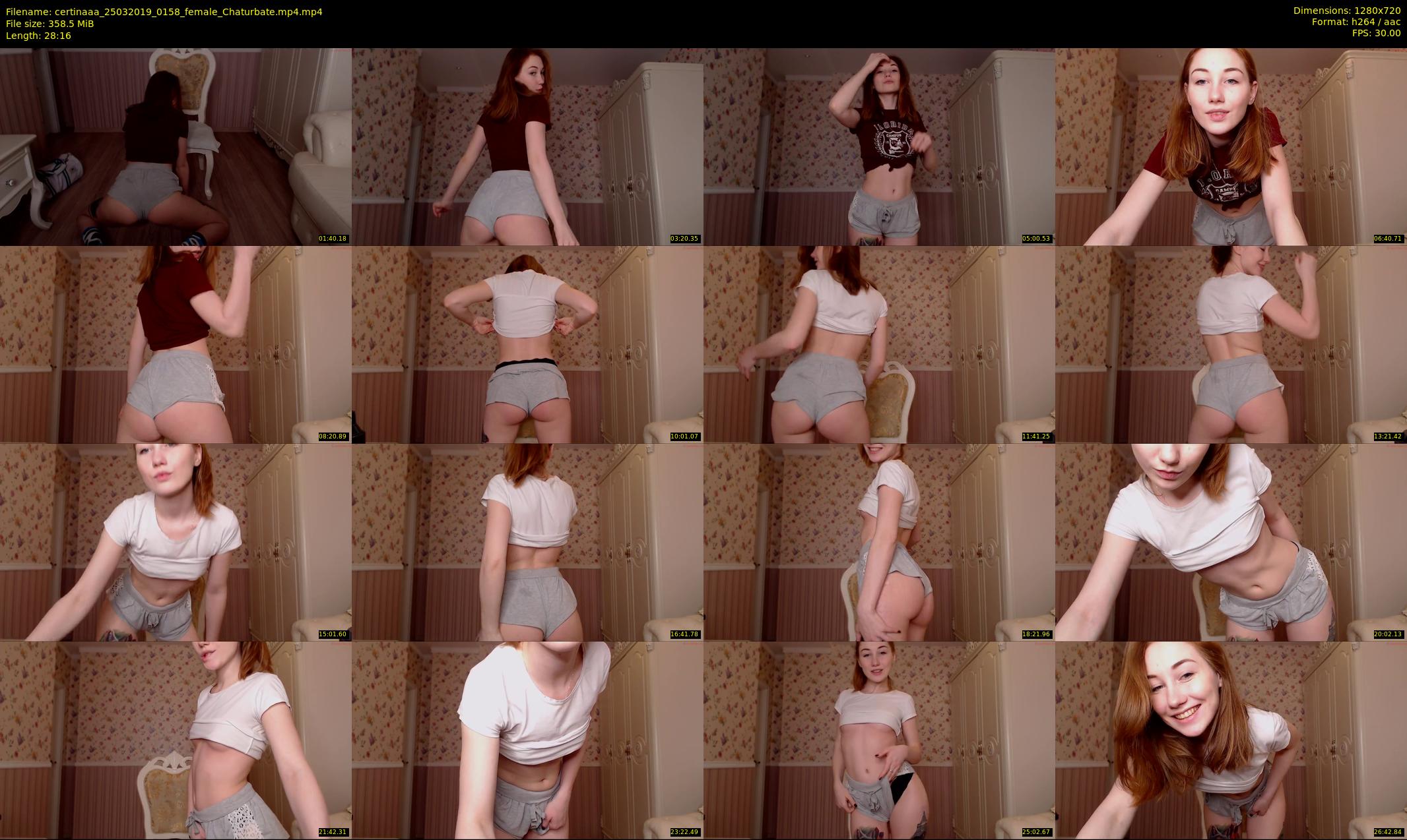 certinaaa — 29 minute Chaturbate female cam show recording, 720p, Mar 25, 2019